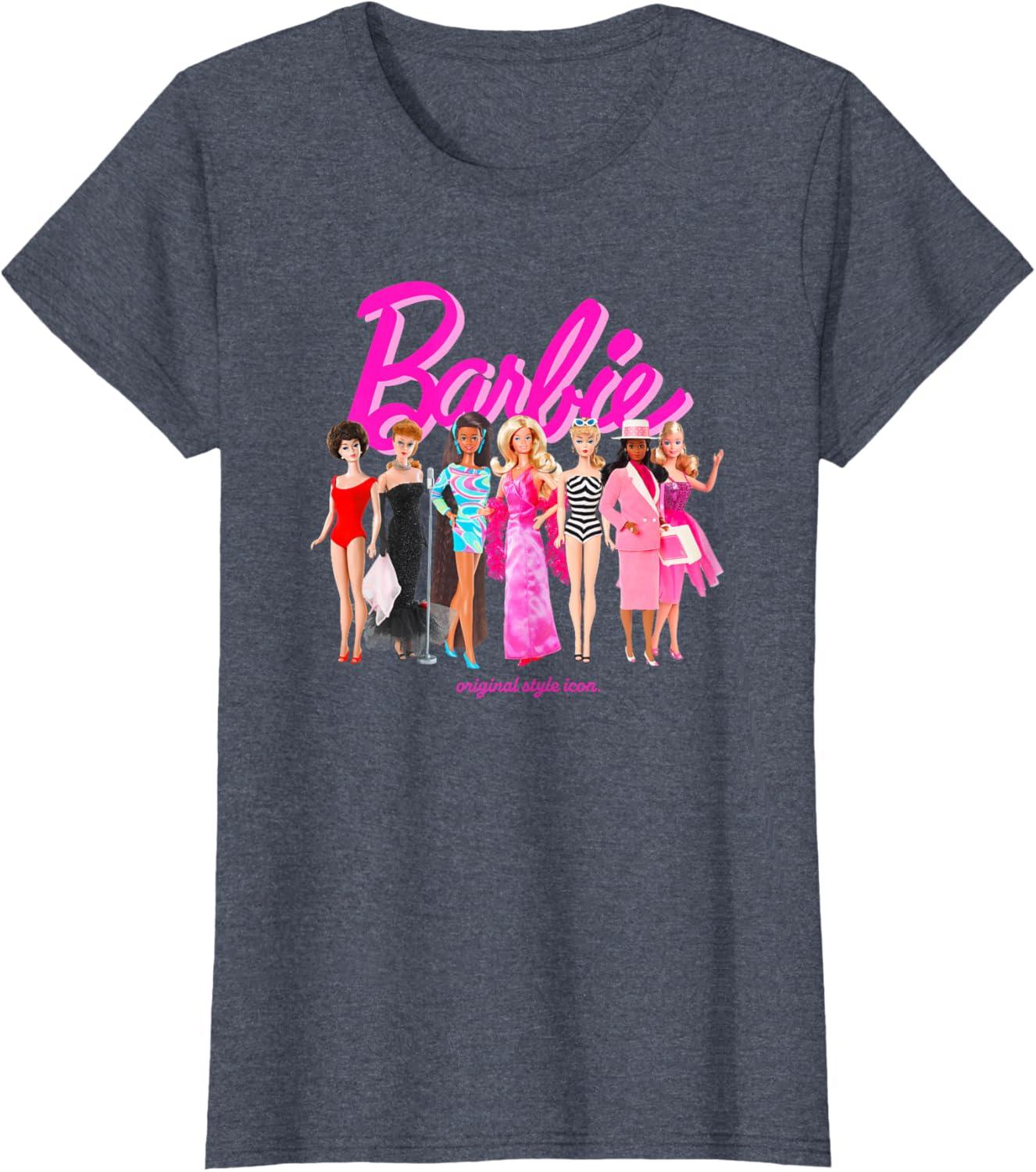 imageBarbie Original Style Icon TShirtHeather Blue