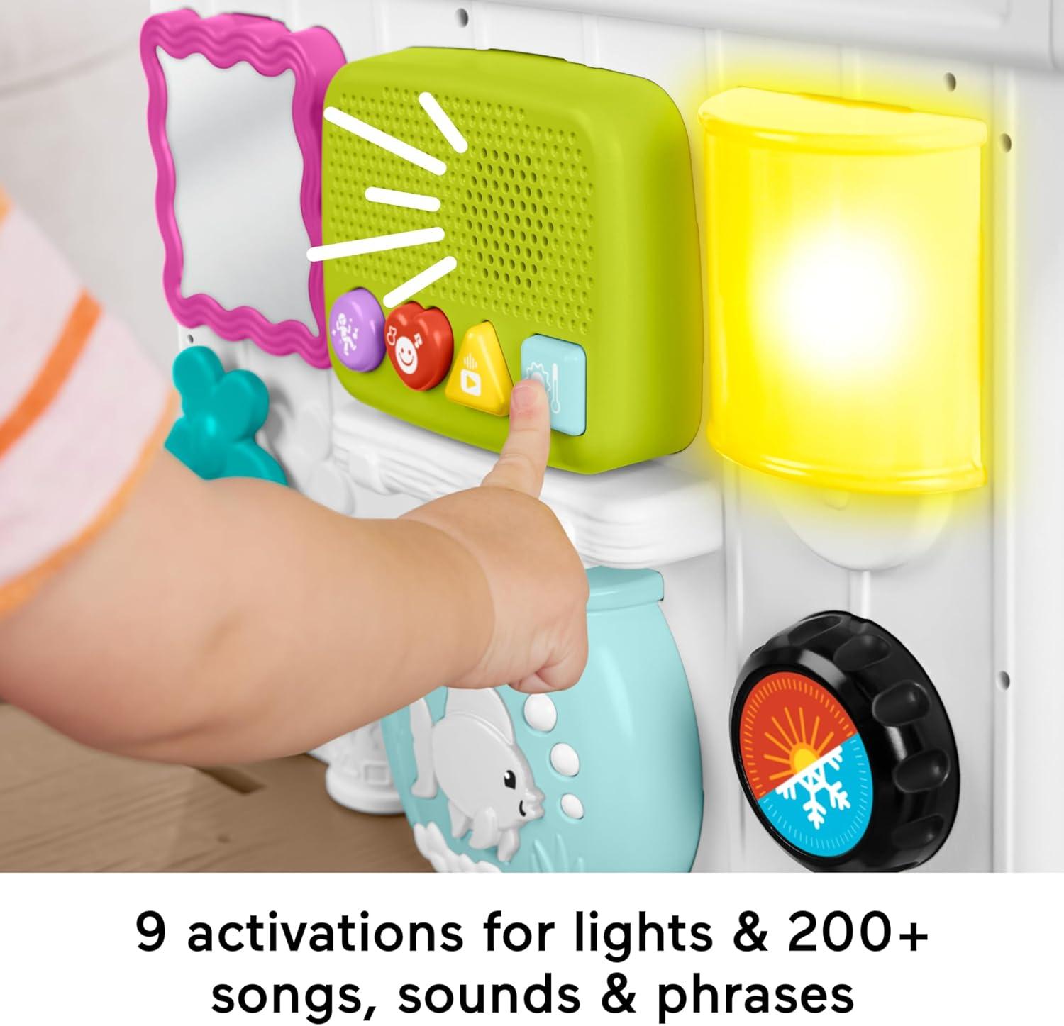 imageFisherPrice Baby Learning Toy Laugh ampamp Learn Ultimate Playhouse with Smart Stages ampamp 9 Pretend Play Accessories Infants ampamp Toddlers Ages 6 Months