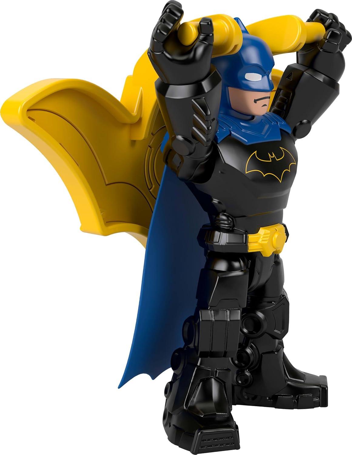 imageFisherPrice Imaginext DC Super Friends Metal Force Action Figure ampamp Accessories Set Includes 3inch Batman with Spinning Blade