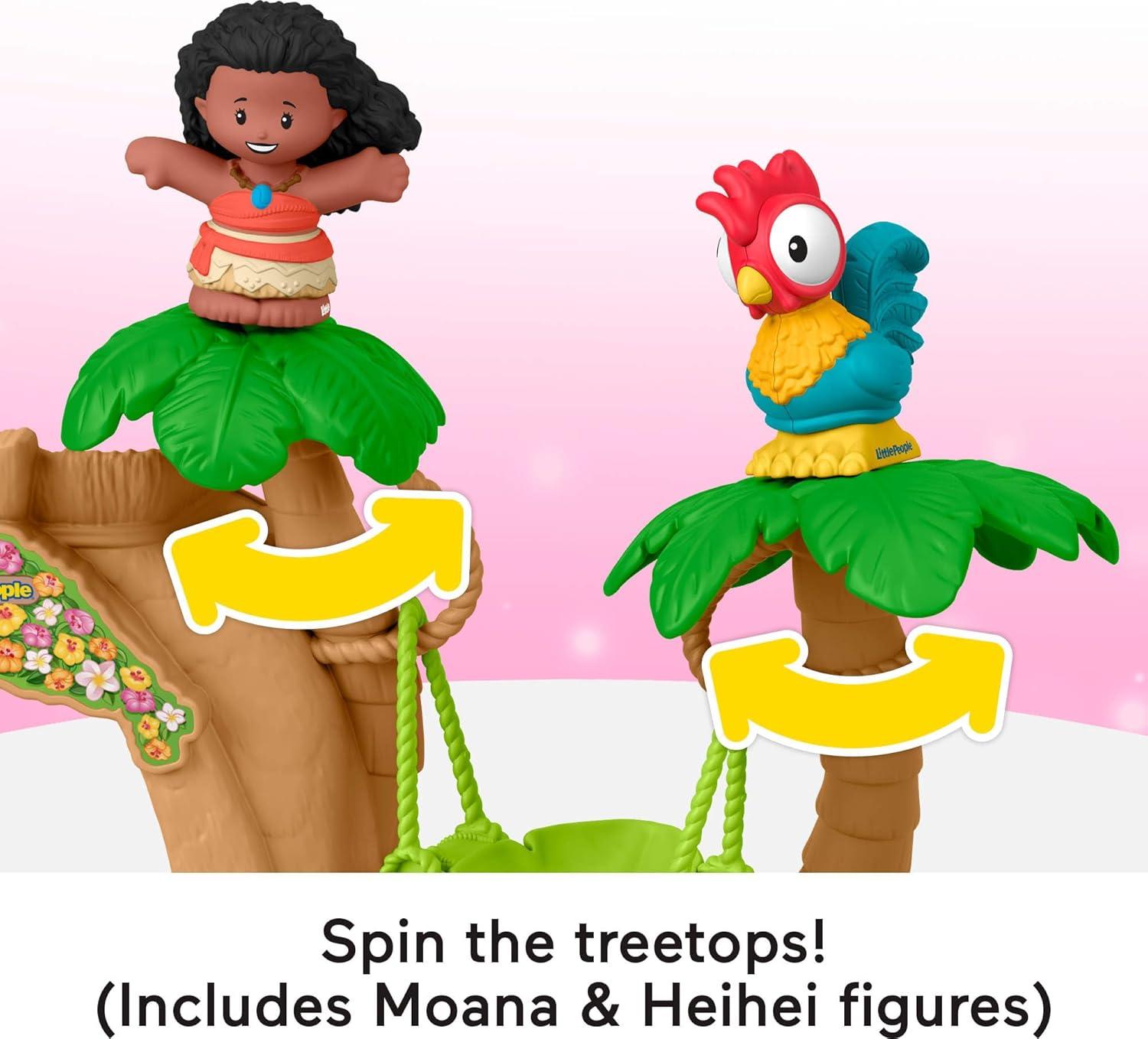 imageFisherPrice Little People Toddler Toy Disney Princess Moana Adventure Village Playset with Figures for Pretend Play Kids Ages 18 Months