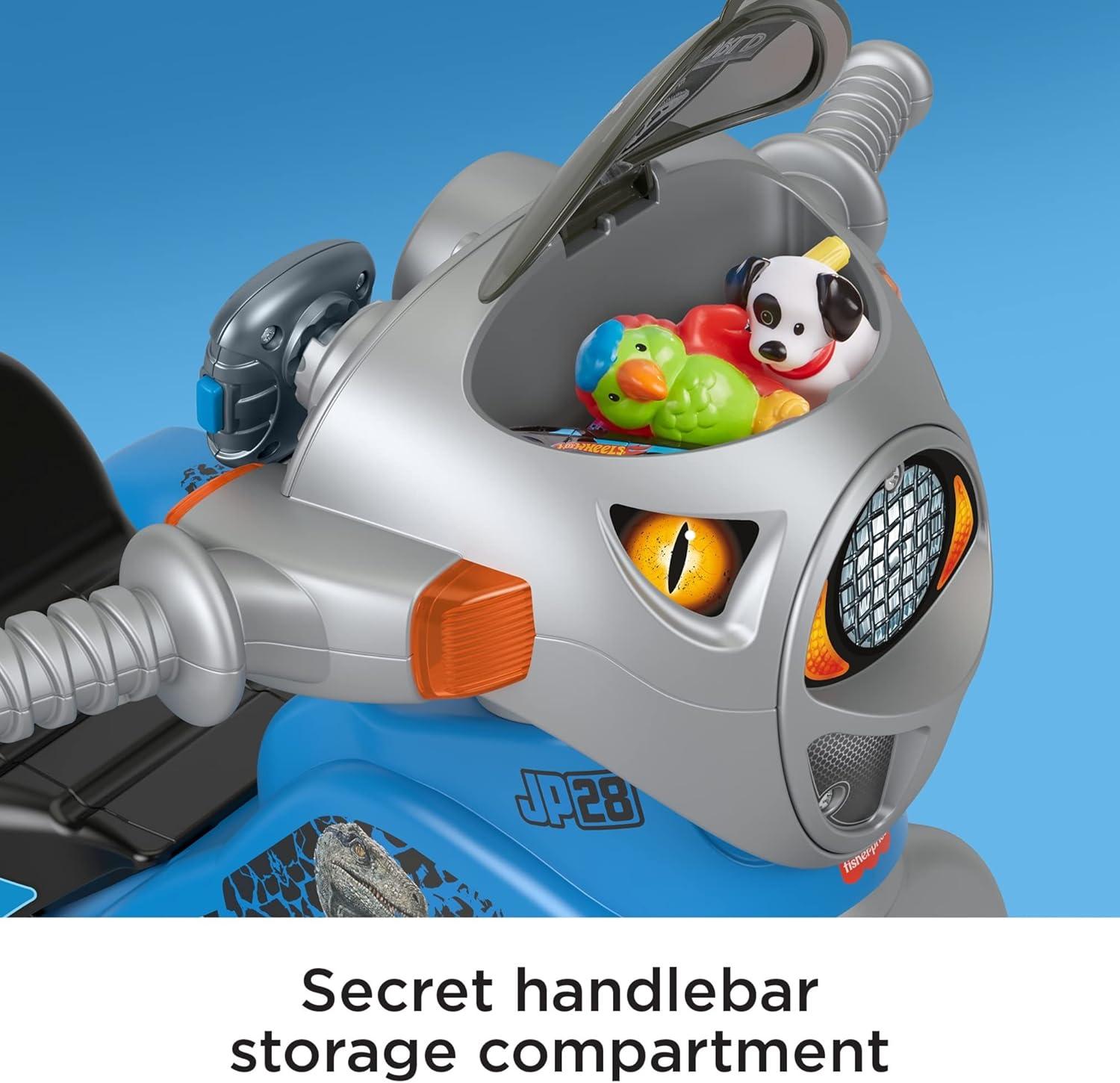 imageFisherPrice Toddler Tricycle Nickelodeon PAW Patrol Lights ampamp Sounds Trike Toy Bike with Handlebar Grips ampamp Storage for Outdoor Play Kids Ages 2 YearsJurassic Park