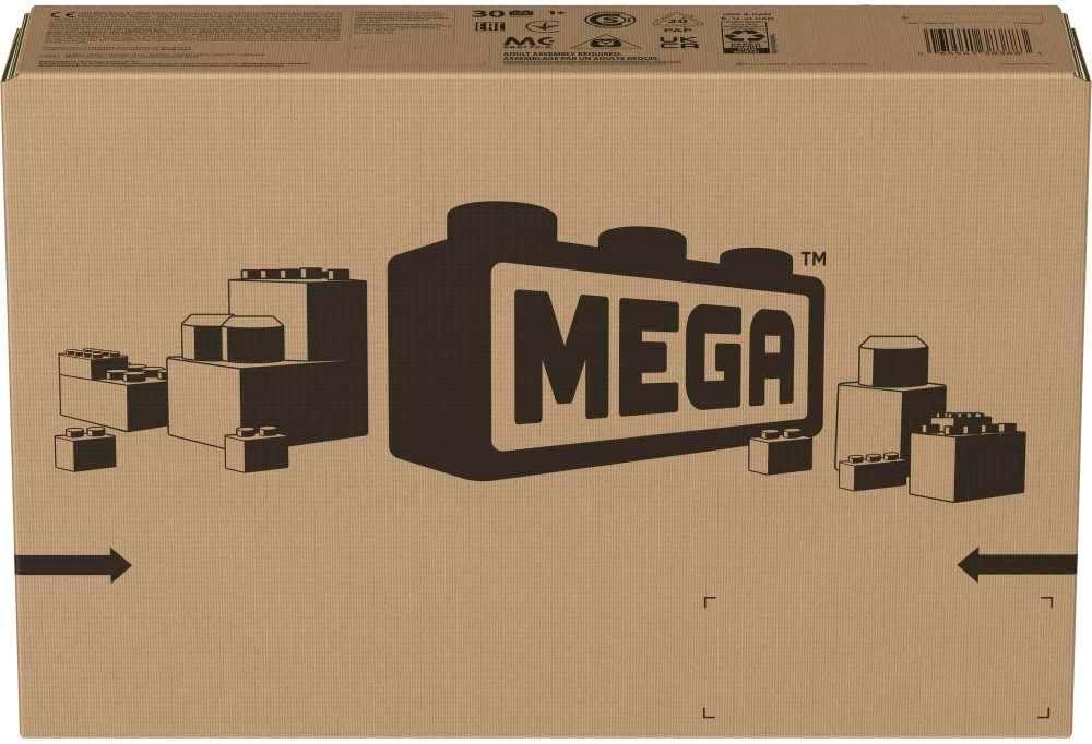 imageMEGA BLOKS First Builders Toddler Blocks Toy Build n Learn Portable Activity Table with 30 Pieces and Builtin Storage Blue Kids Ages 1 Years Amazon Exclusive