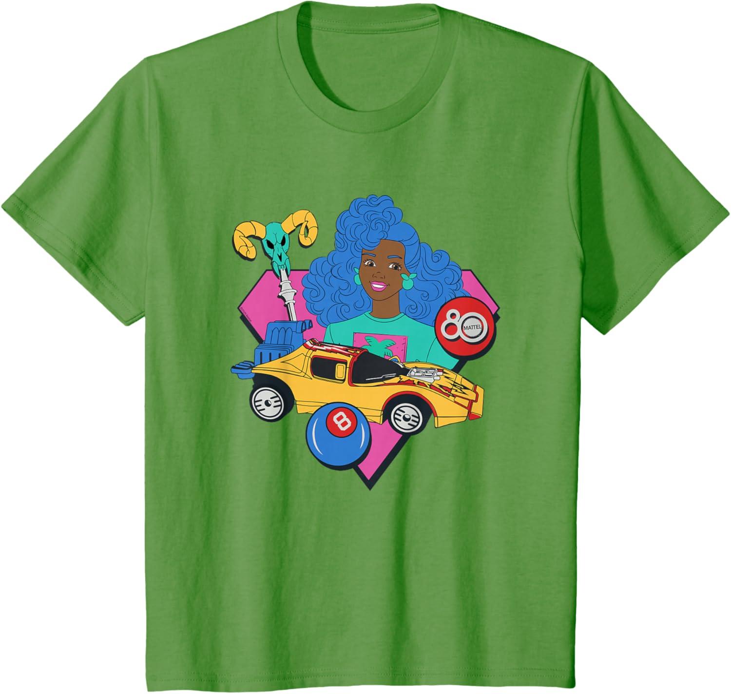 imageMattel 80th Keepin It Classic TShirtGrass Green