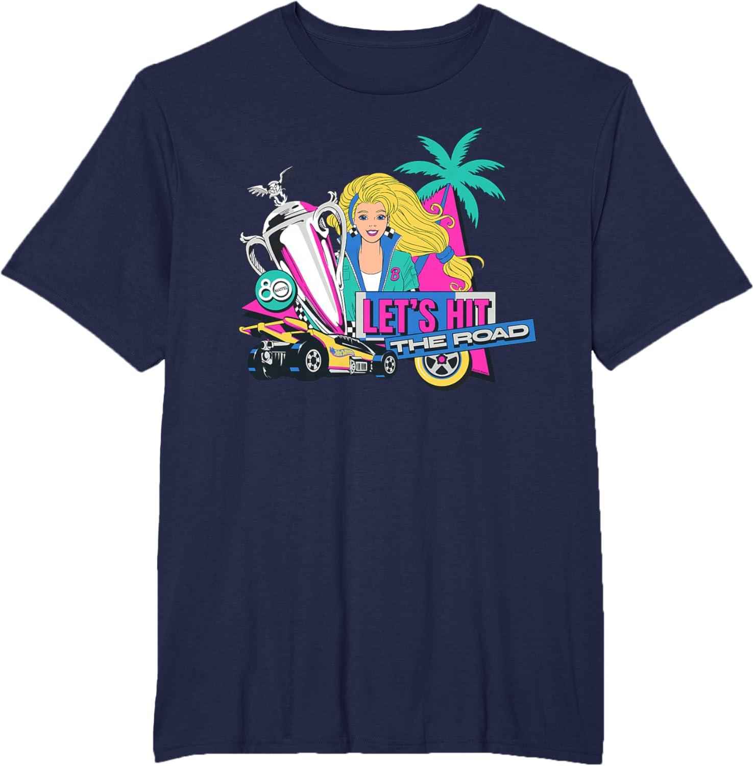 imageMattel 80th Lets Hit the Road TShirtNavy Blue
