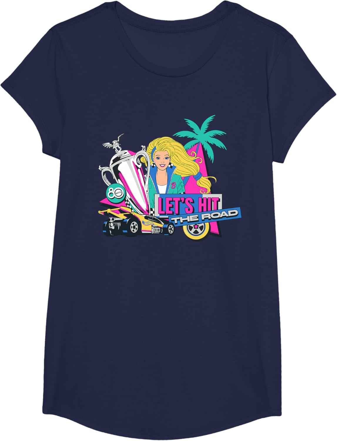imageMattel 80th Lets Hit the Road TShirtNavy Blue