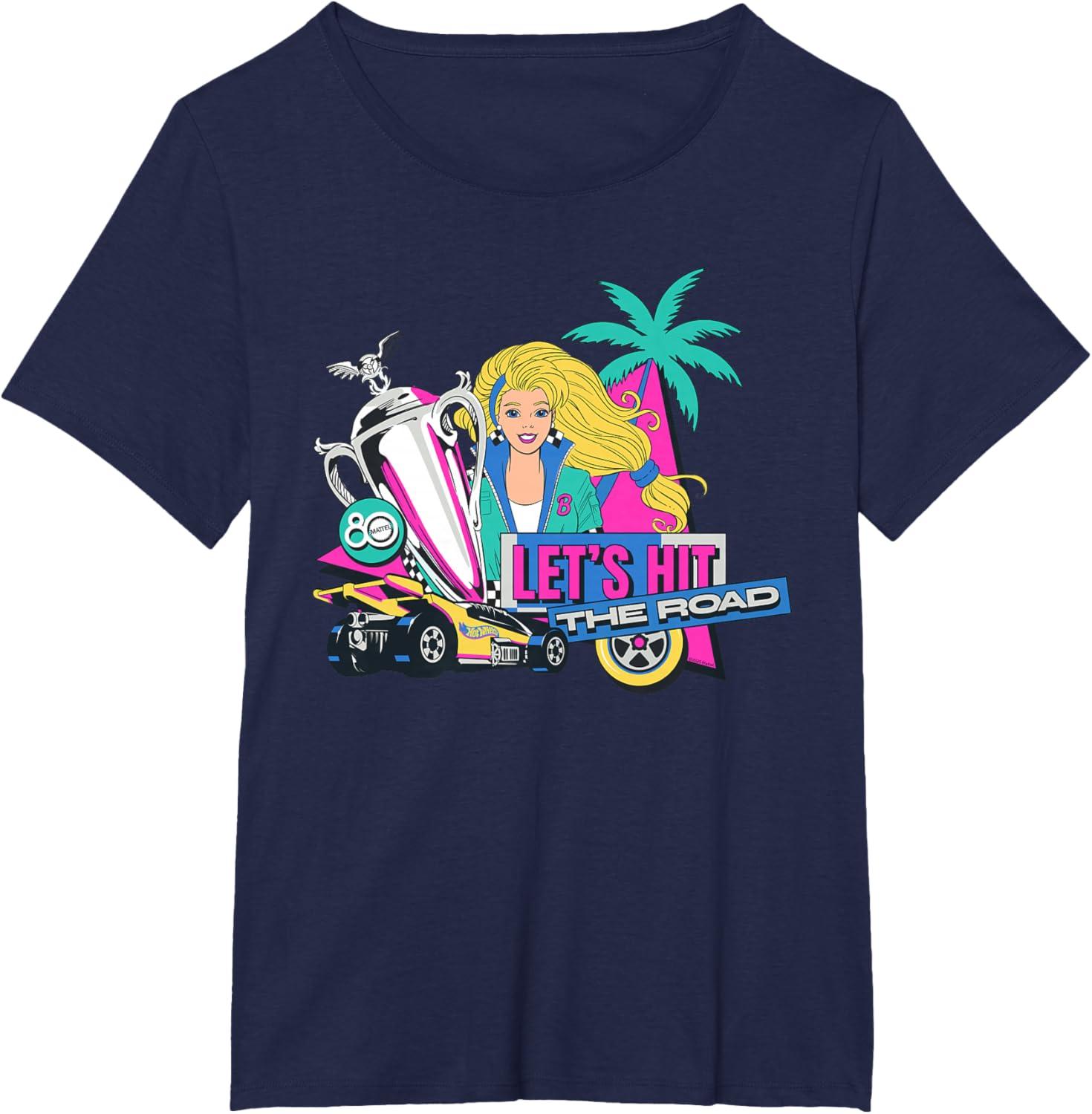 imageMattel 80th Lets Hit the Road TShirtNavy Blue