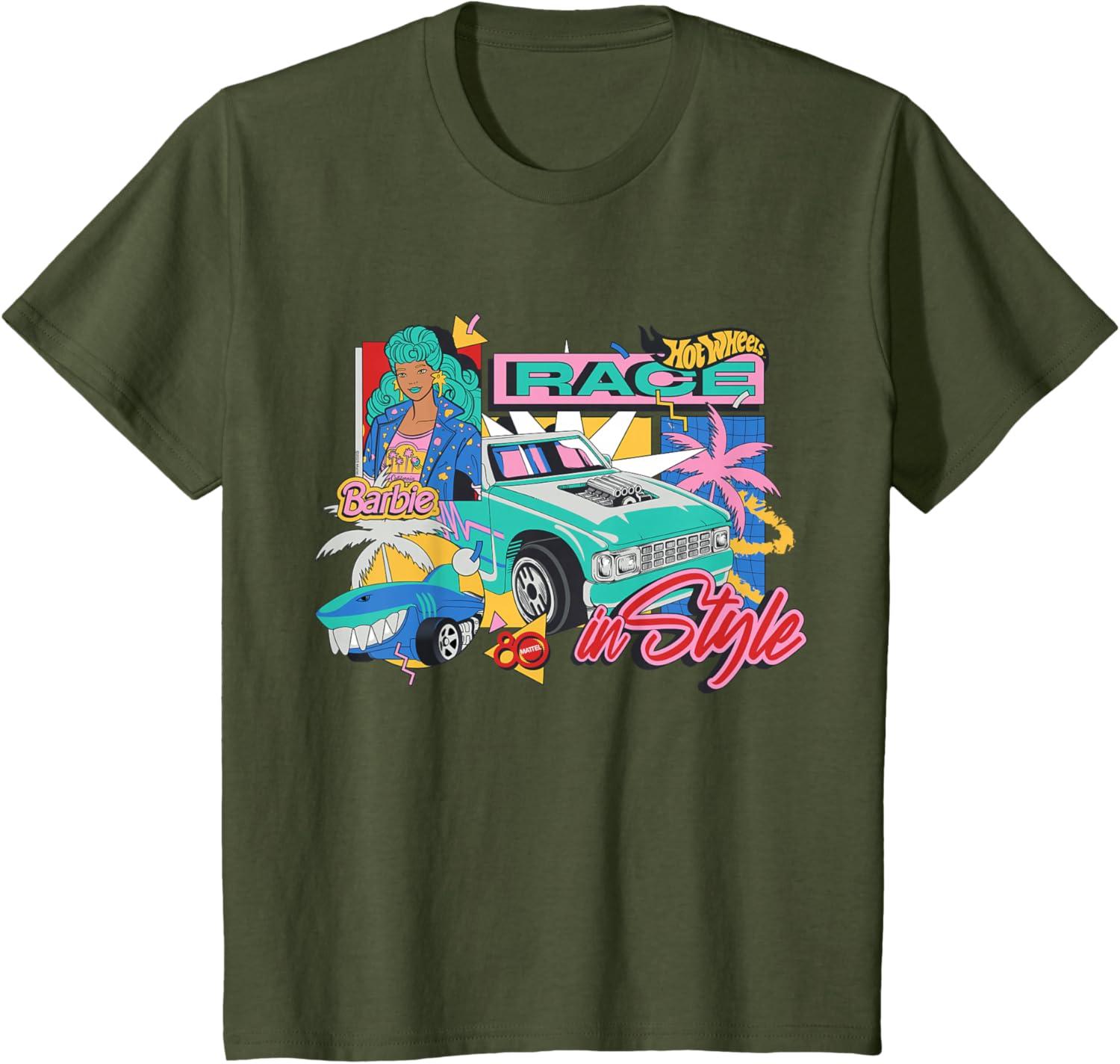 imageMattel 80th Race in Style TShirtOlive Green