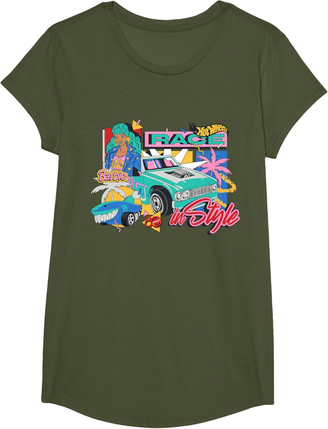 imageMattel 80th Race in Style TShirtOlive Green