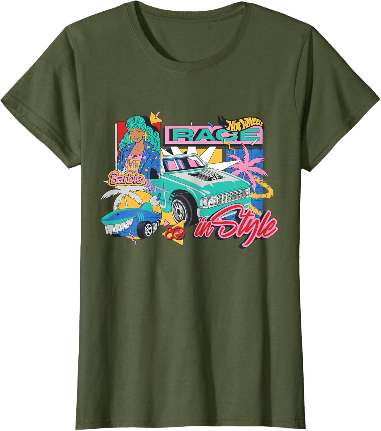 imageMattel 80th Race in Style TShirtOlive Green