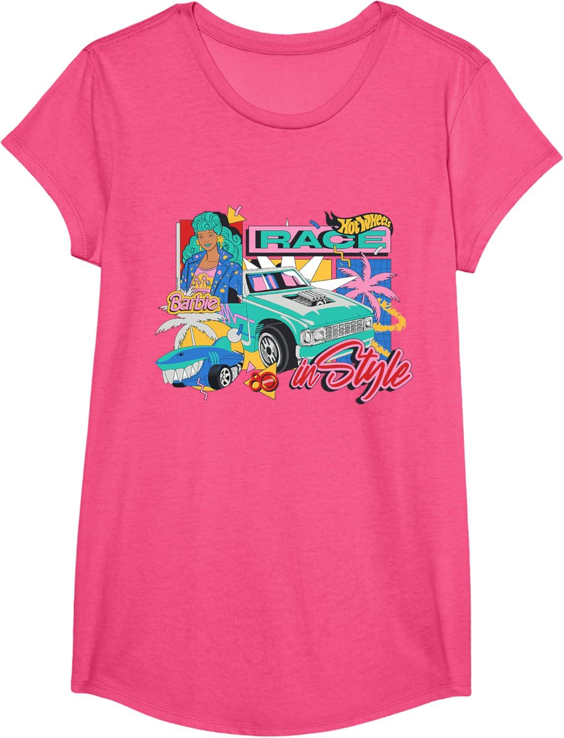 imageMattel 80th Race in Style TShirtPink Heather
