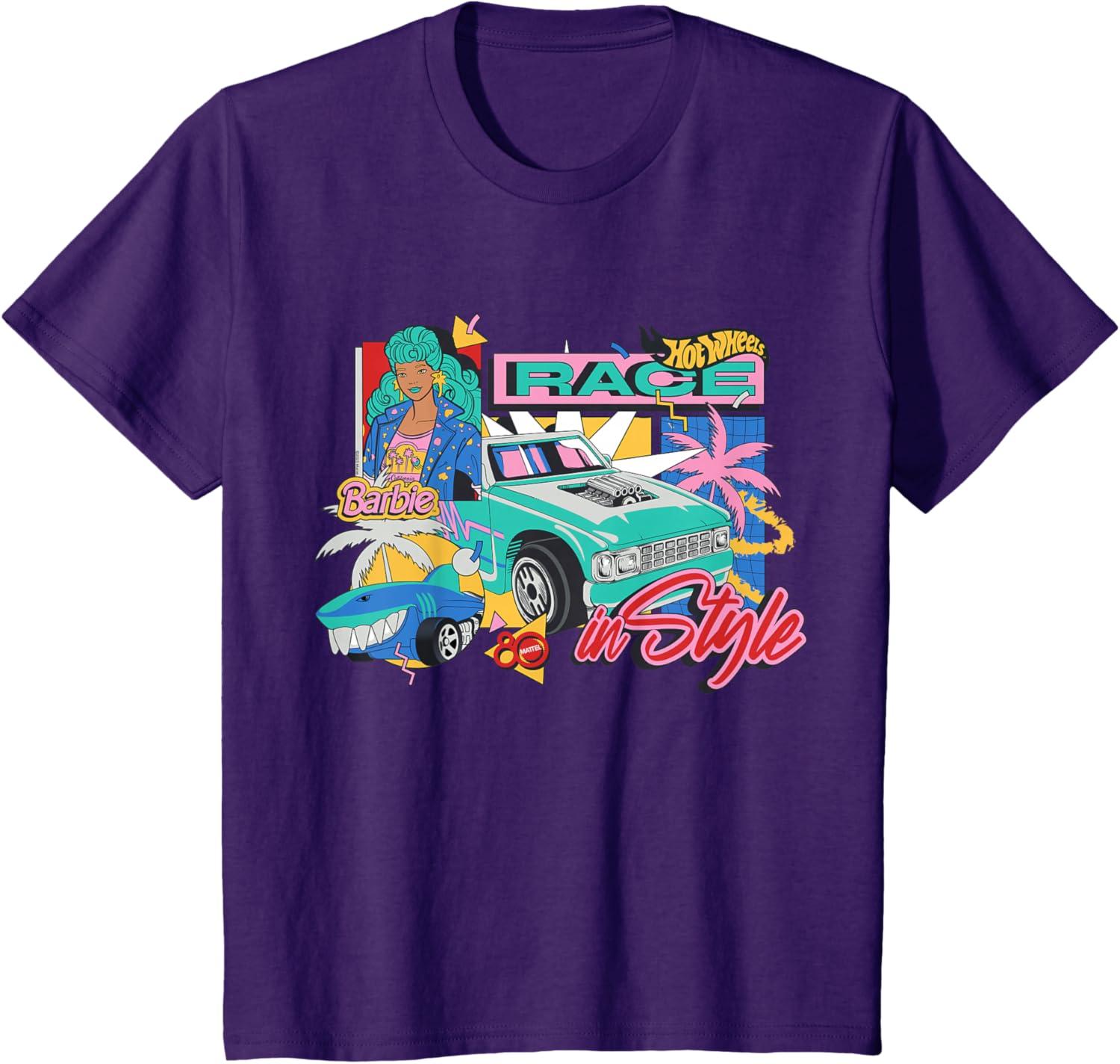 imageMattel 80th Race in Style TShirtPurple