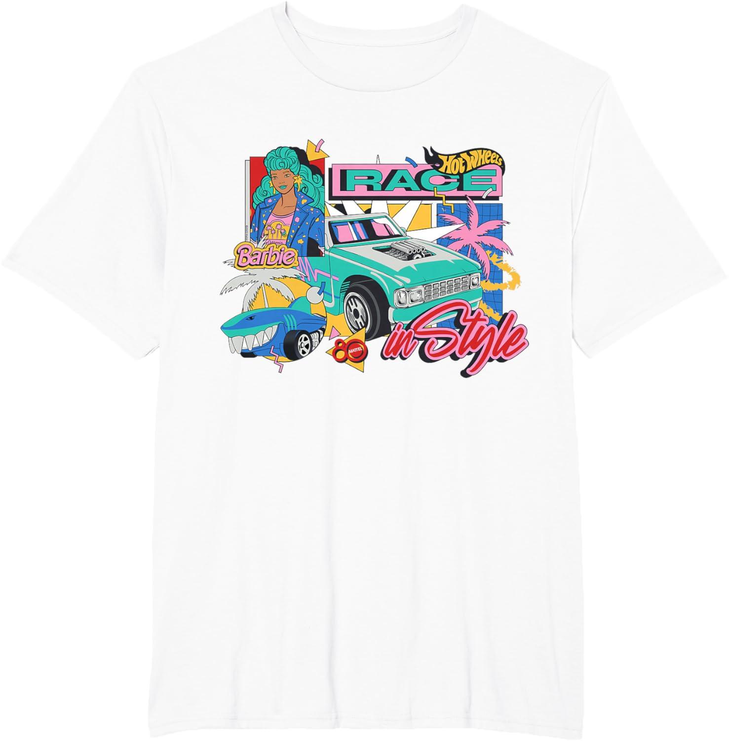 imageMattel 80th Race in Style TShirtWhite