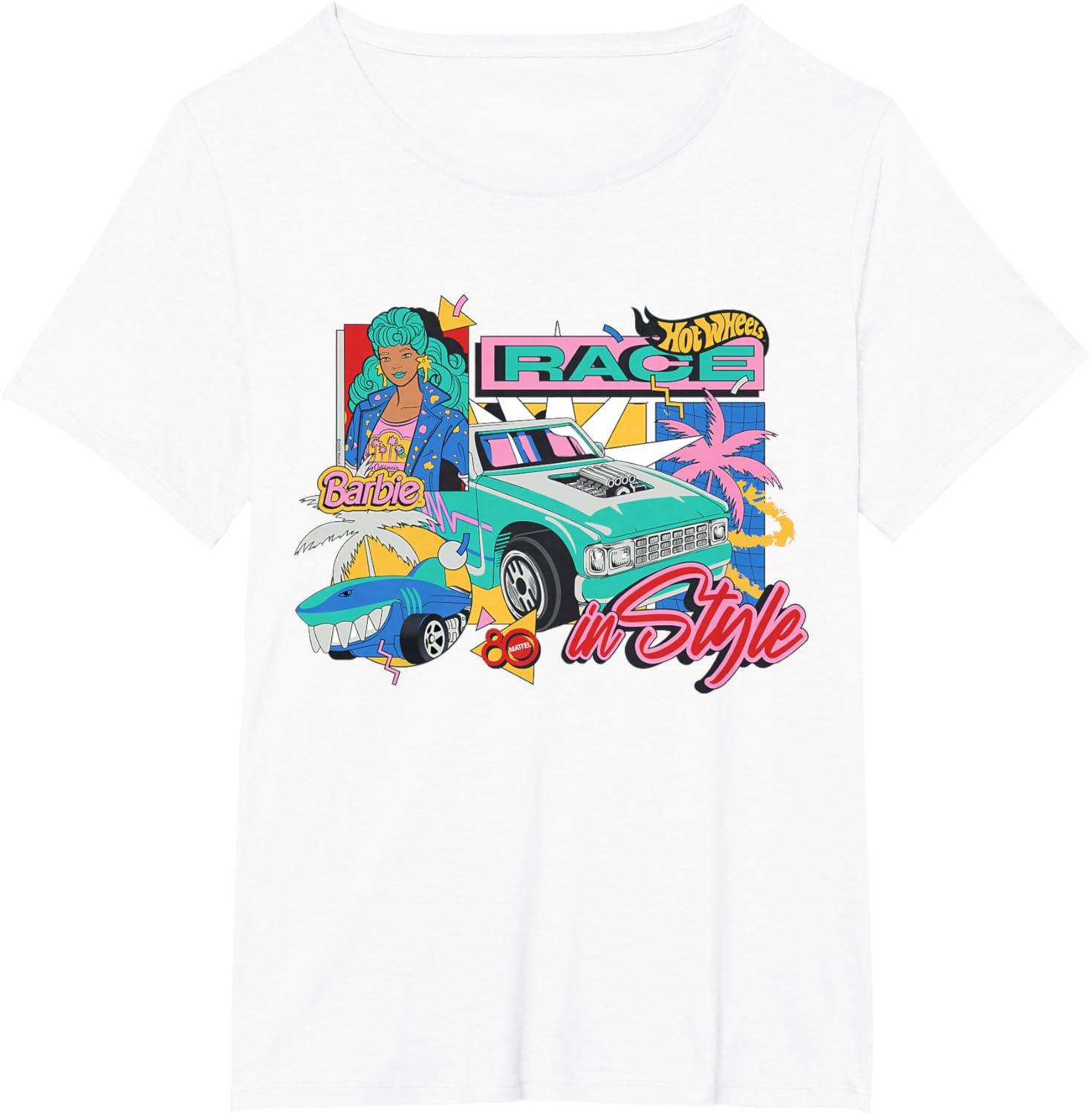 imageMattel 80th Race in Style TShirtWhite
