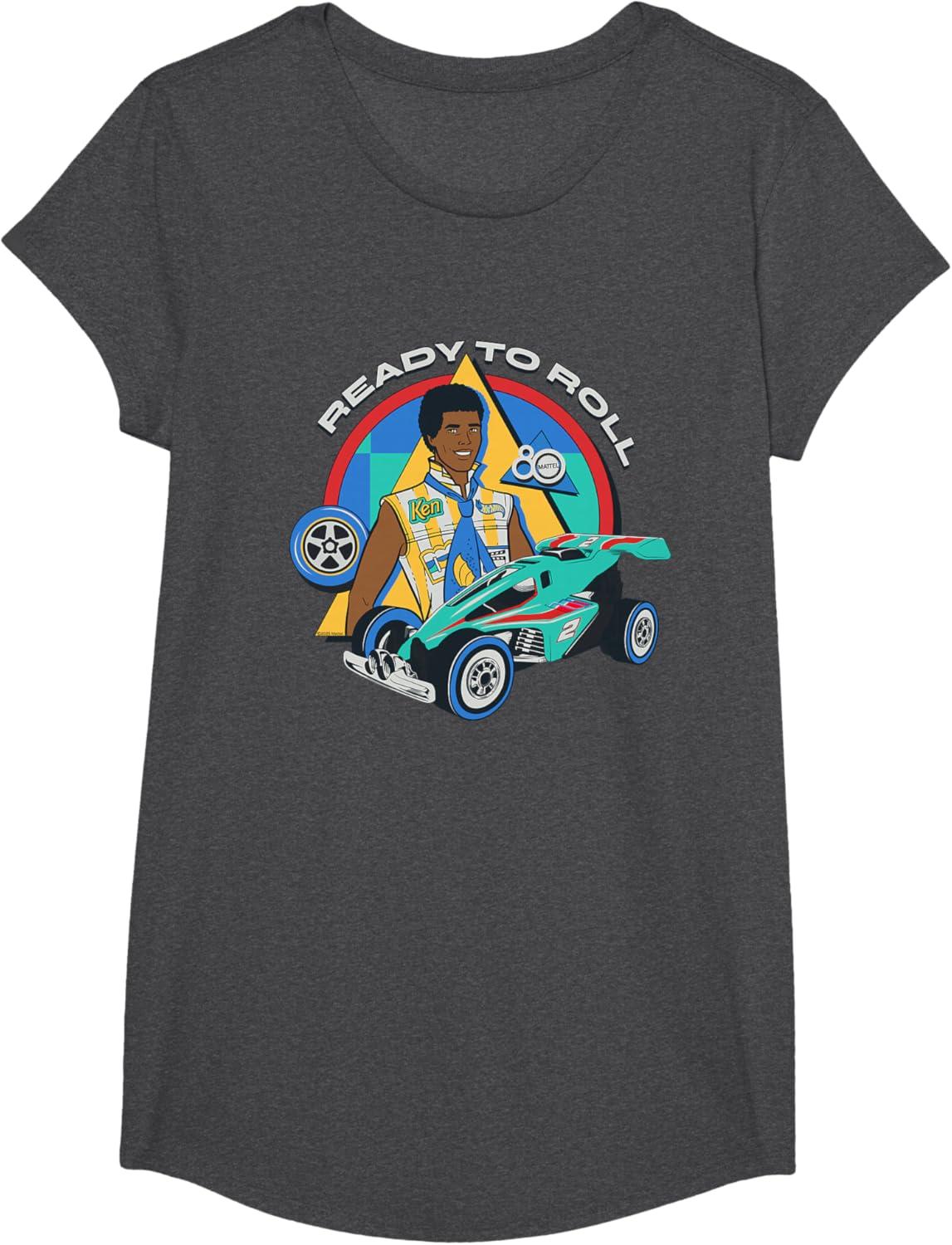 imageMattel 80th Ready to Roll TShirtDark Heather Grey