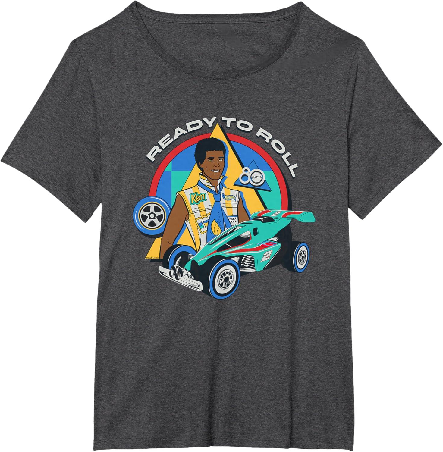 imageMattel 80th Ready to Roll TShirtDark Heather Grey