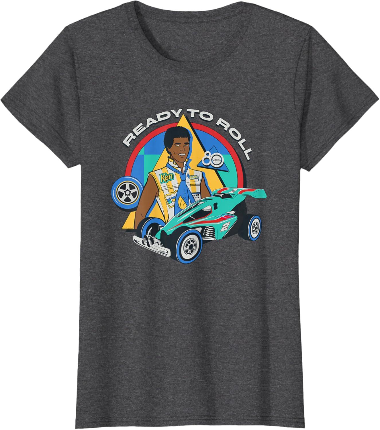imageMattel 80th Ready to Roll TShirtDark Heather Grey