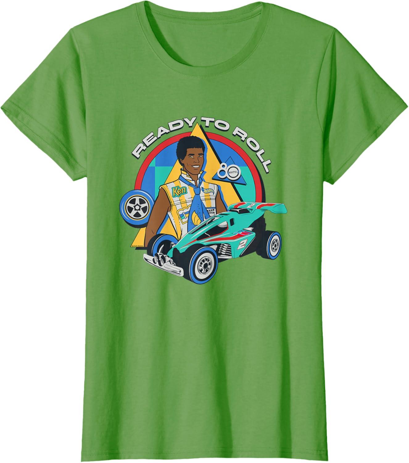 imageMattel 80th Ready to Roll TShirtGrass Green