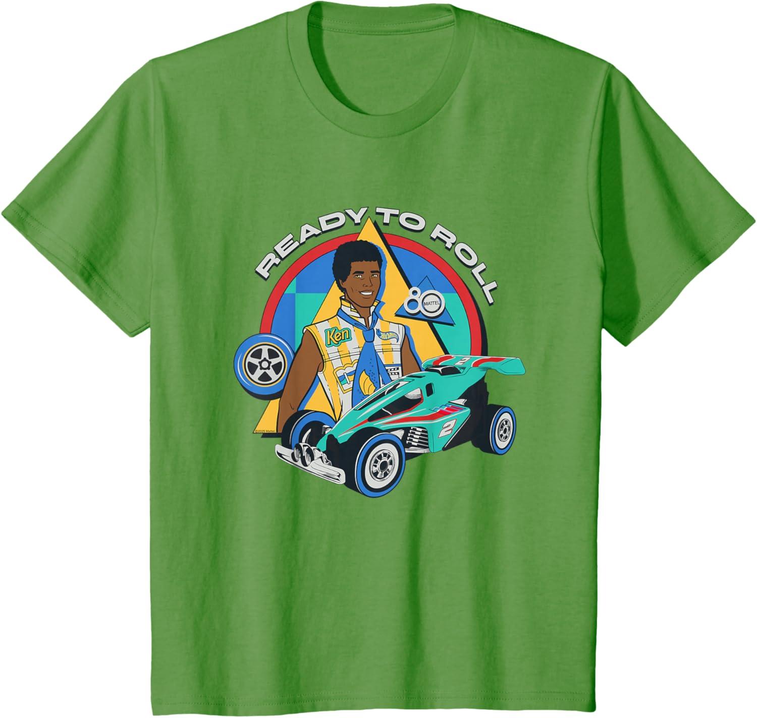 imageMattel 80th Ready to Roll TShirtGrass Green