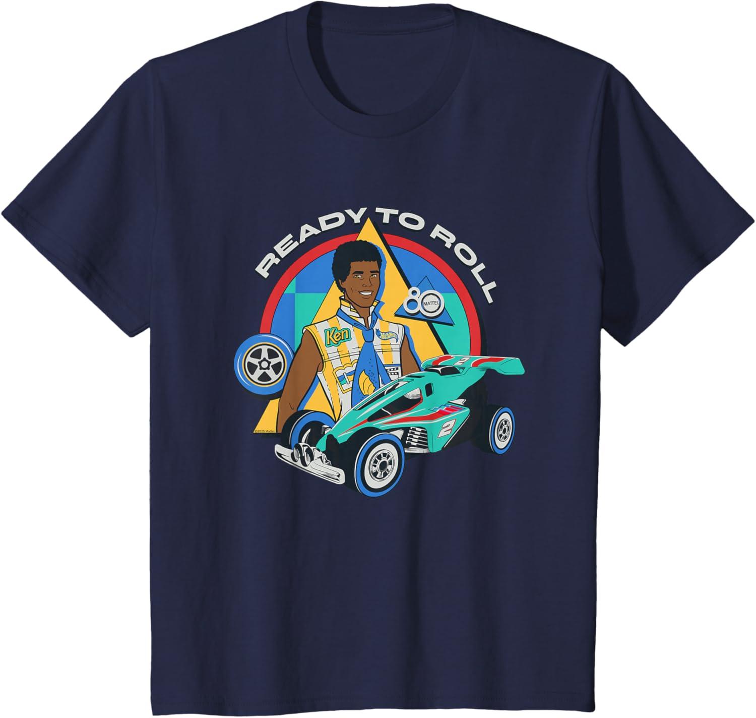 imageMattel 80th Ready to Roll TShirtNavy Blue