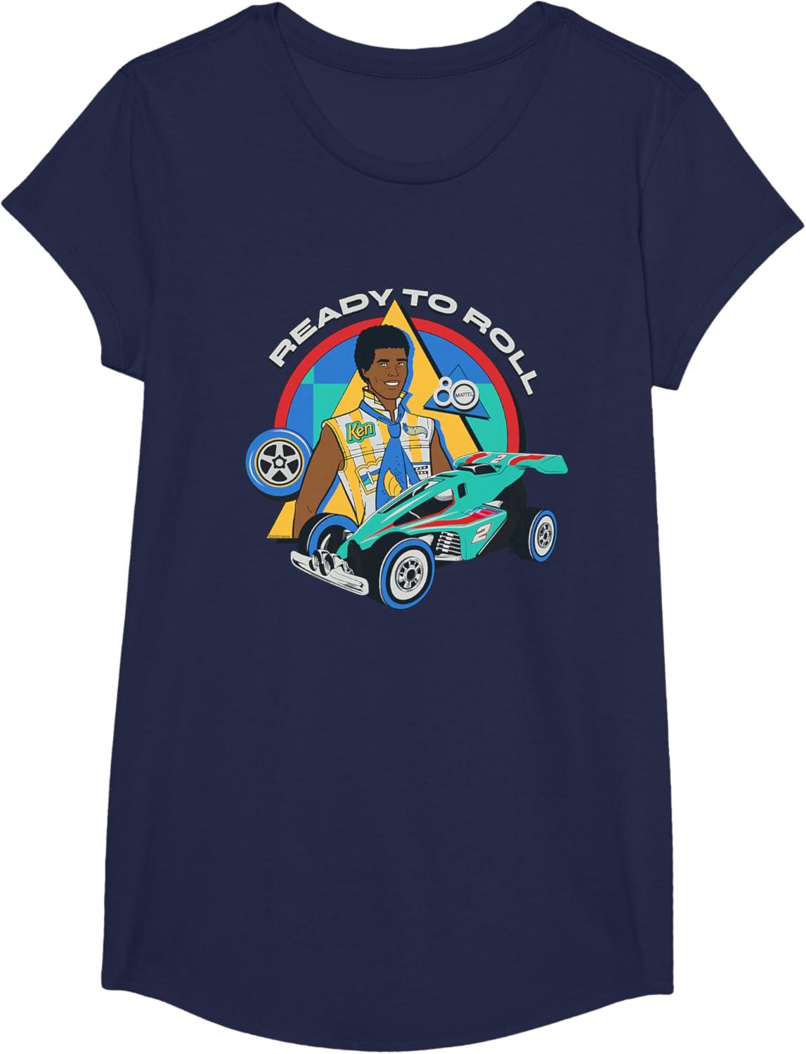 imageMattel 80th Ready to Roll TShirtNavy Blue