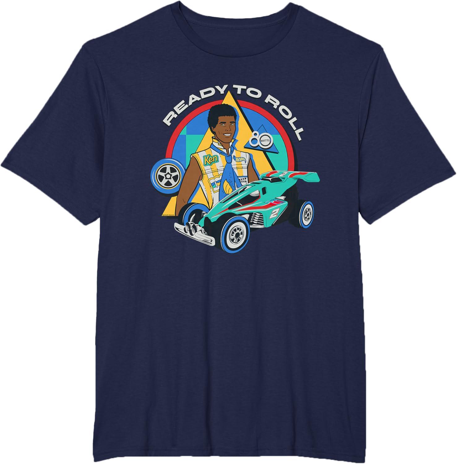 imageMattel 80th Ready to Roll TShirtNavy Blue