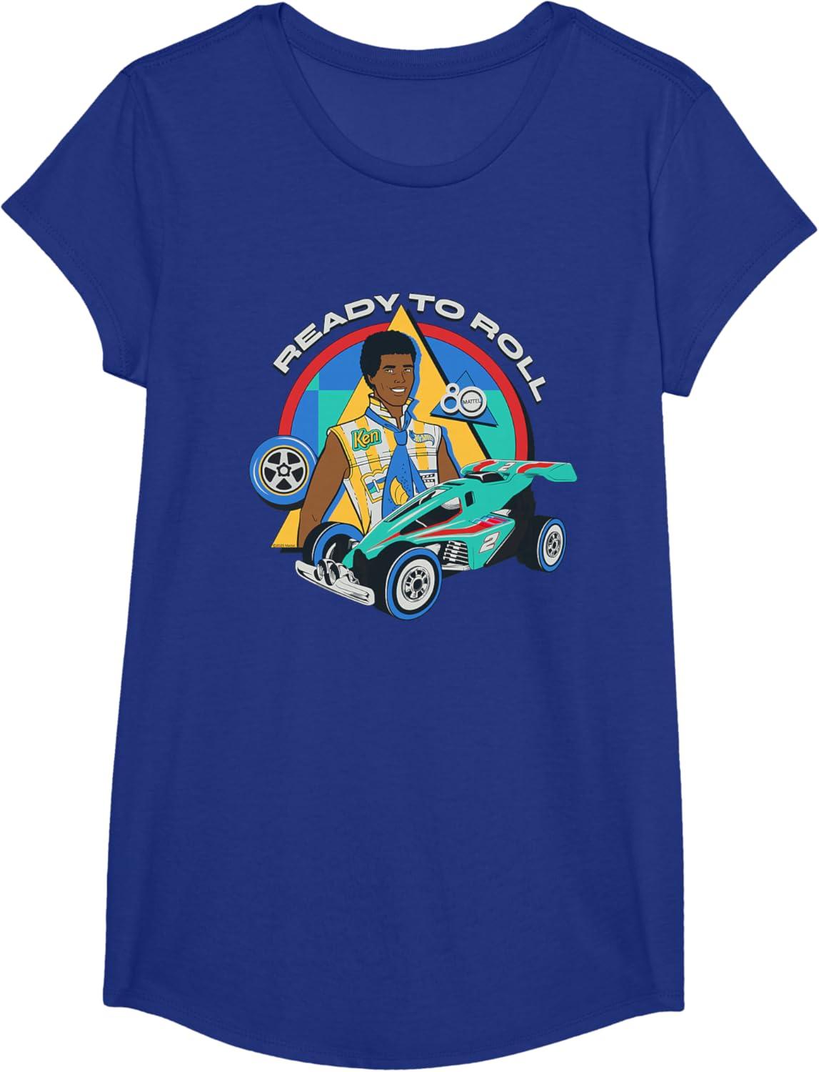 imageMattel 80th Ready to Roll TShirtRoyal Blue