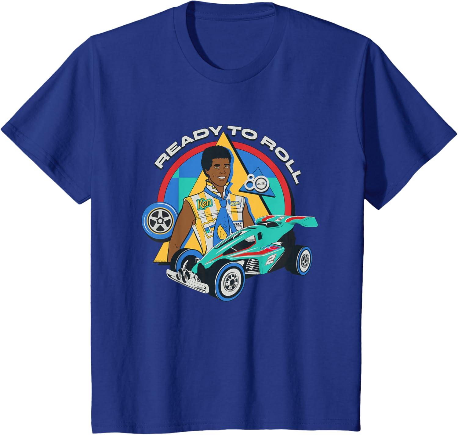 imageMattel 80th Ready to Roll TShirtRoyal Blue