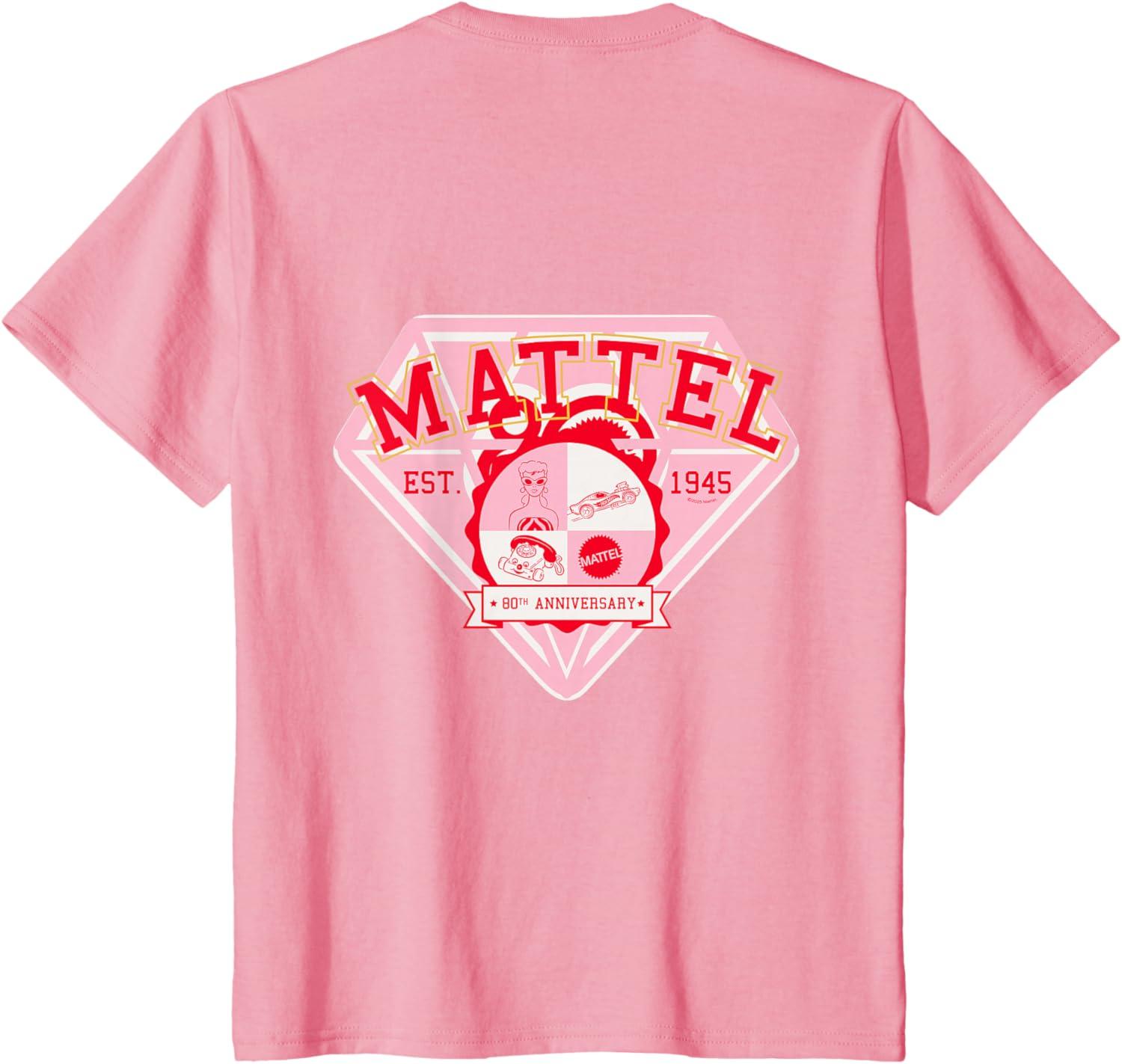 imageMattel 80th Ruby Anniversary TShirtPink