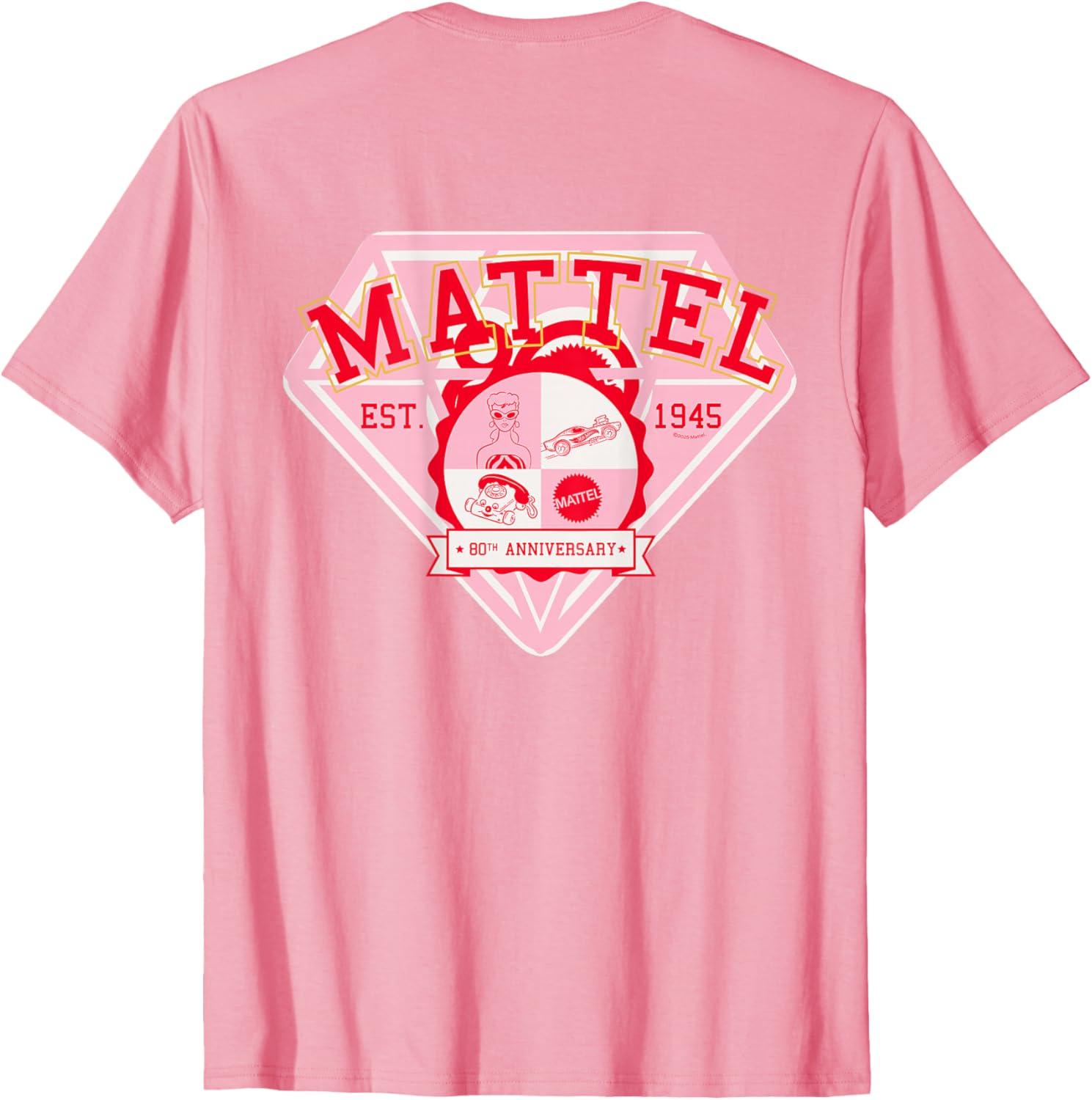 imageMattel 80th Ruby Anniversary TShirtPink