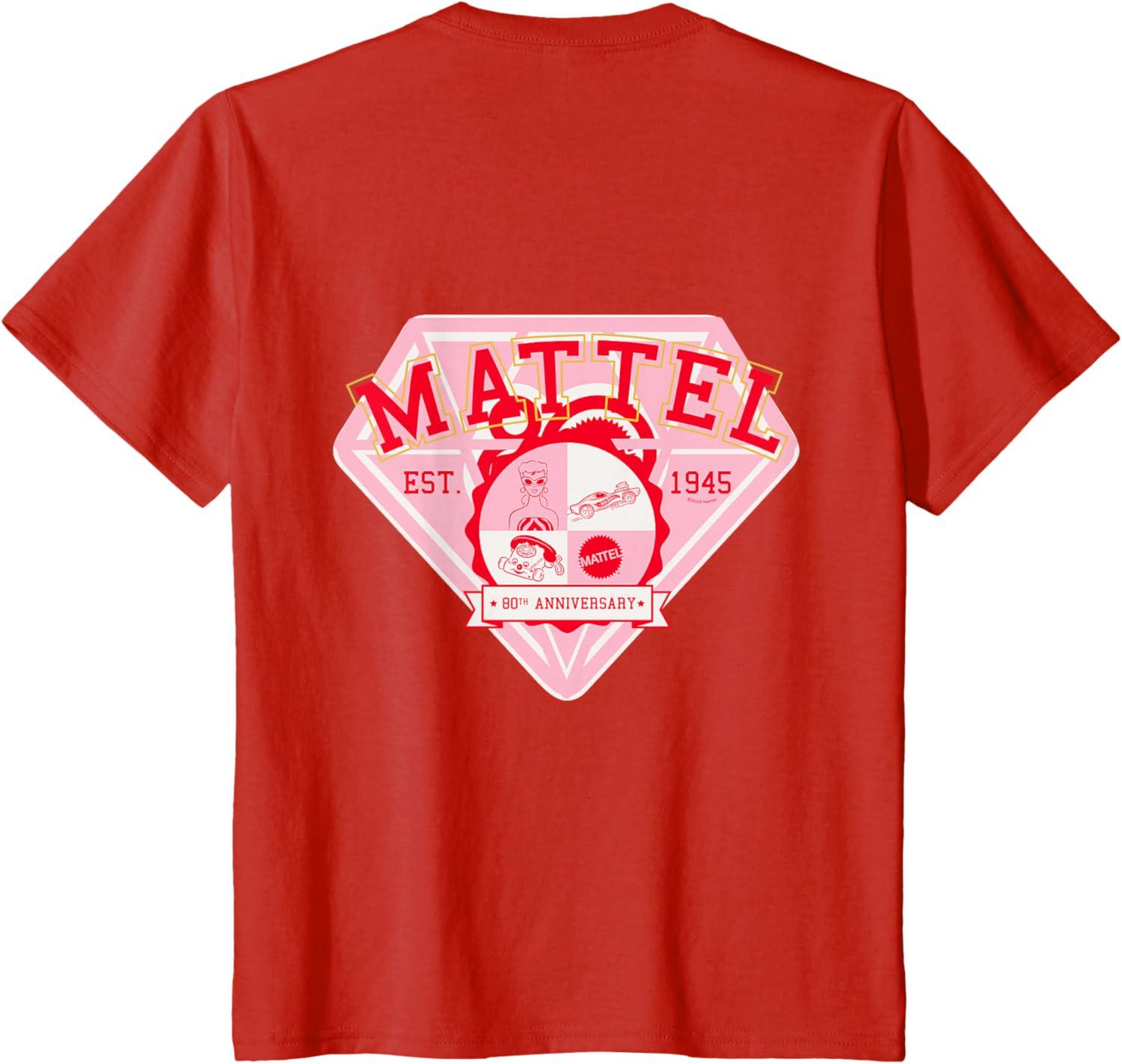 imageMattel 80th Ruby Anniversary TShirtRed