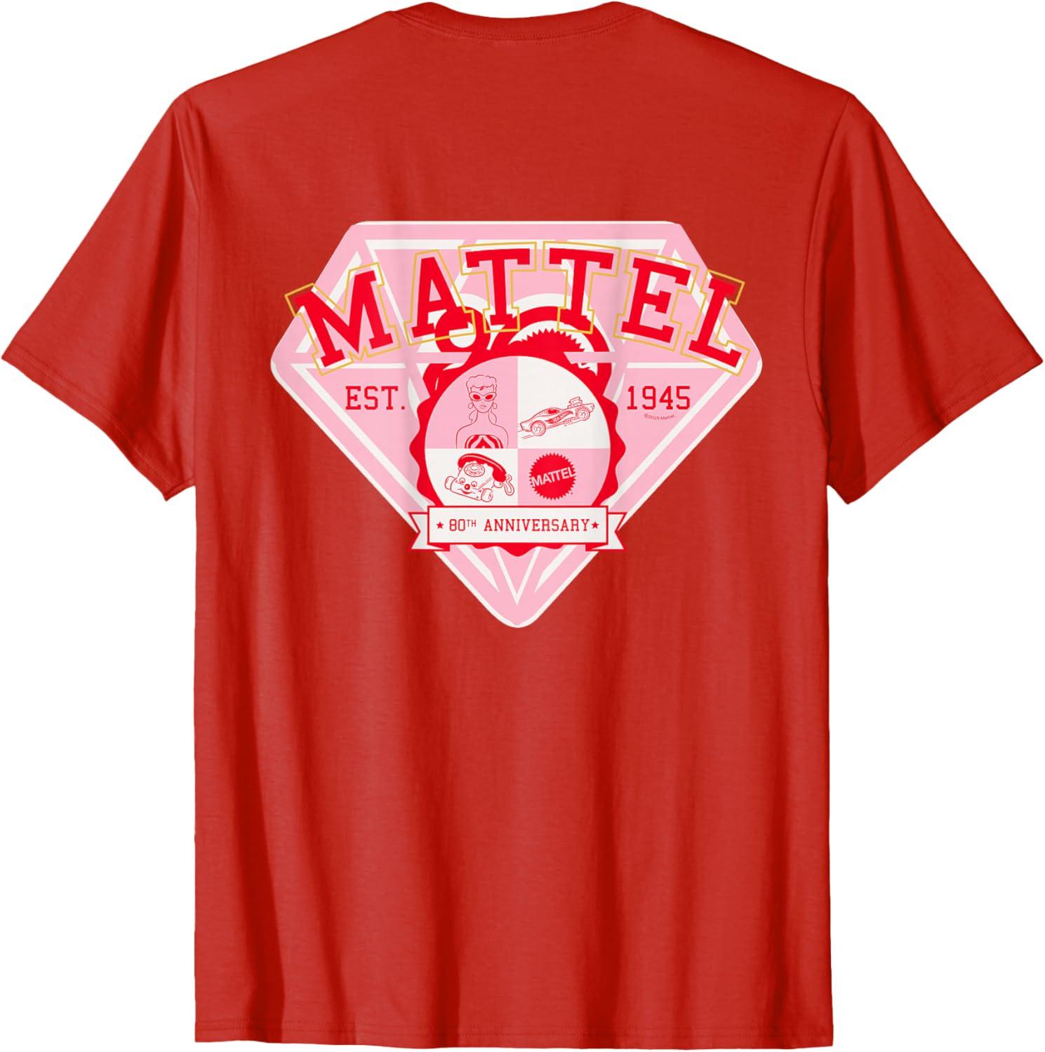 imageMattel 80th Ruby Anniversary TShirtRed