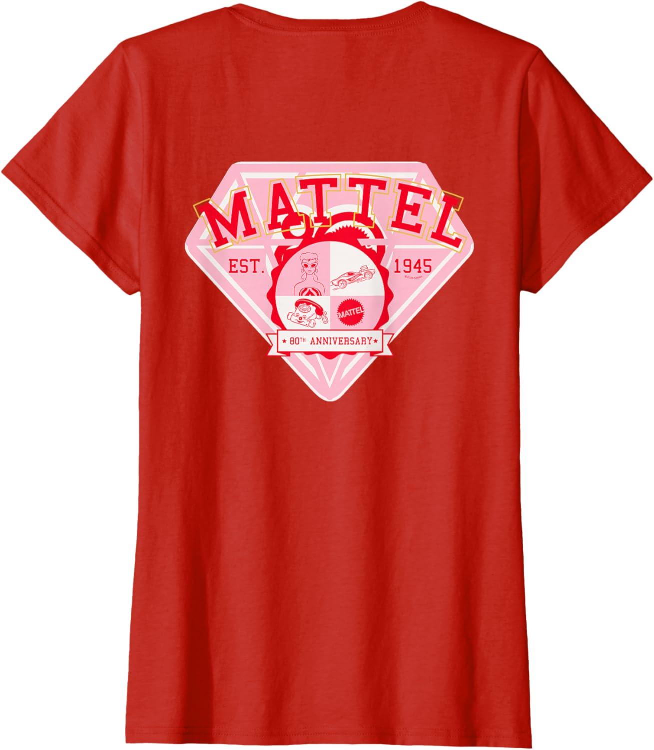 imageMattel 80th Ruby Anniversary TShirtRed