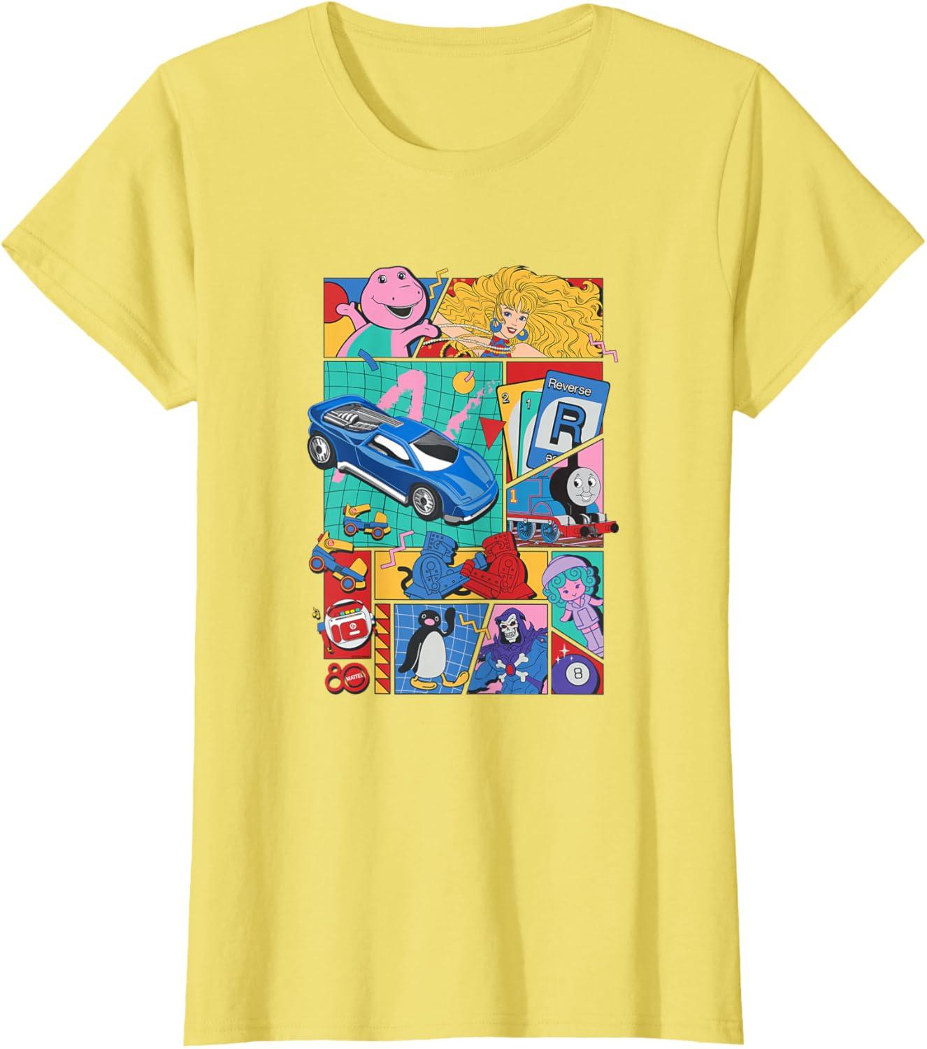 imageMattel 80th Throwback TShirtLemon Yellow