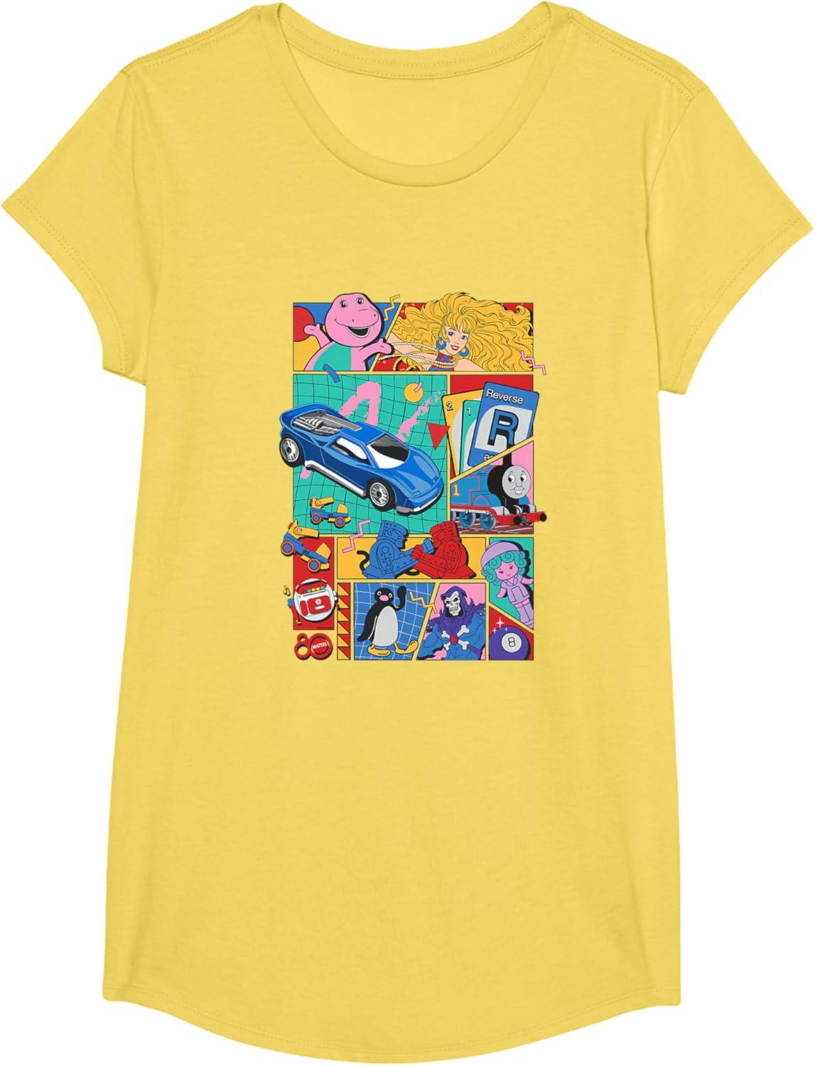 imageMattel 80th Throwback TShirtLemon Yellow