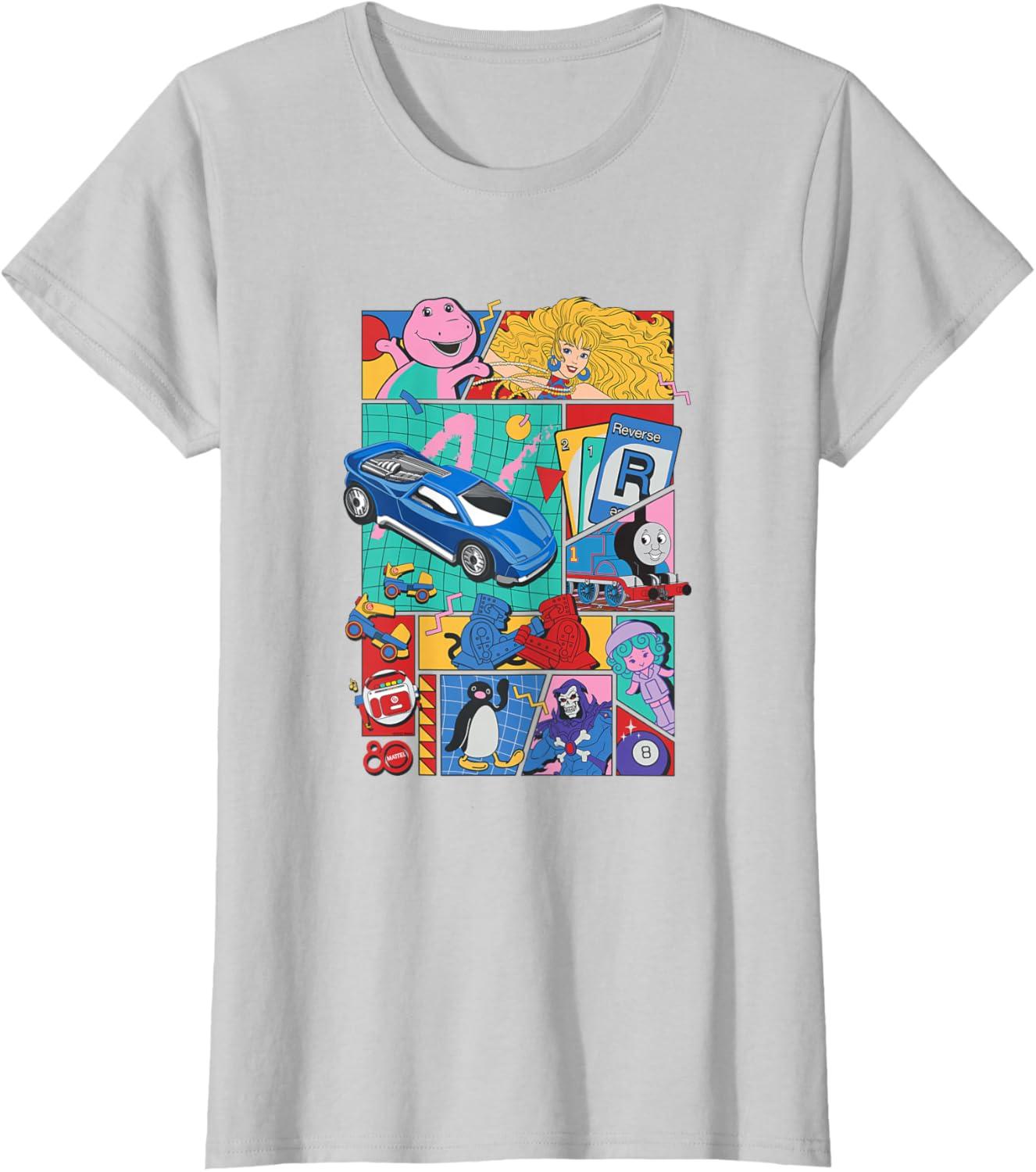 imageMattel 80th Throwback TShirtSilver Grey