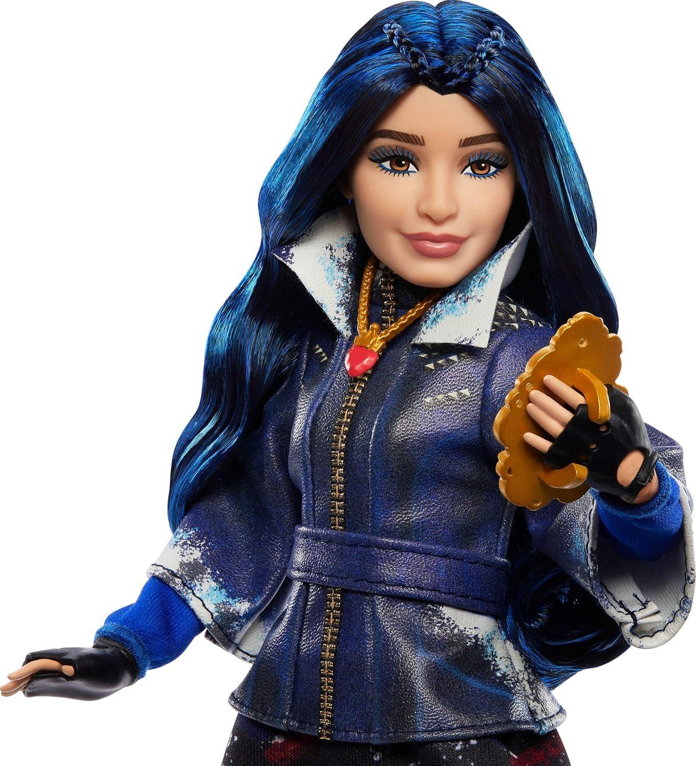 imageMattel Descendants Evie Isle of The Lost Tenth Anniversary Fashion Doll with Removable Outfit Accessory ampamp Bendable Joints Inspired by The MoviesEvie