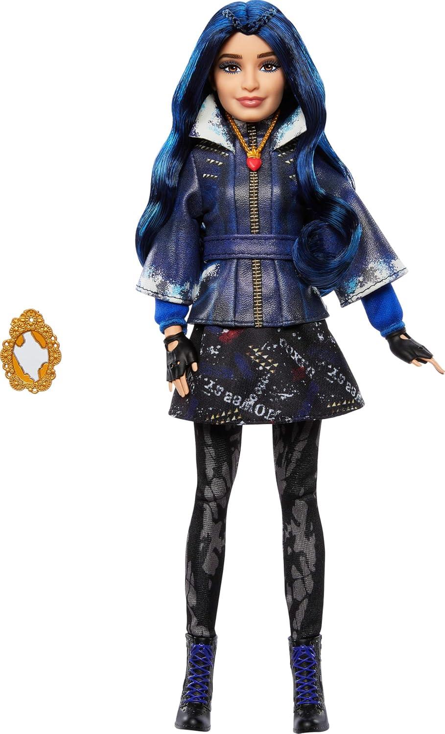 imageMattel Descendants Evie Isle of The Lost Tenth Anniversary Fashion Doll with Removable Outfit Accessory ampamp Bendable Joints Inspired by The MoviesEvie