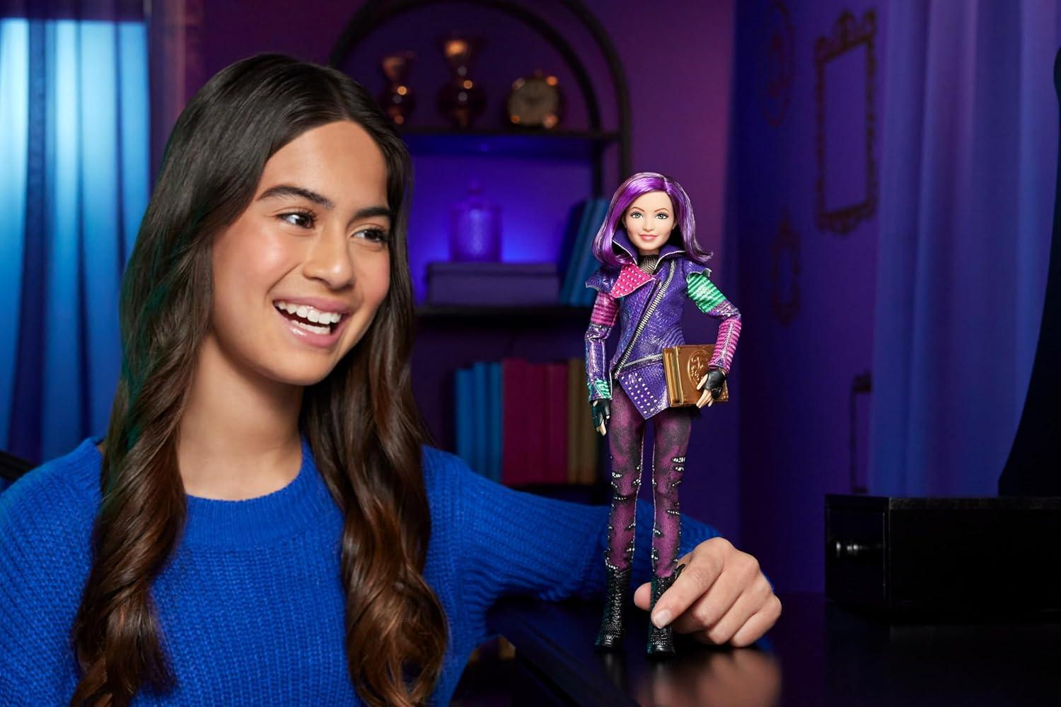 imageMattel Descendants Evie Isle of The Lost Tenth Anniversary Fashion Doll with Removable Outfit Accessory ampamp Bendable Joints Inspired by The MoviesMal