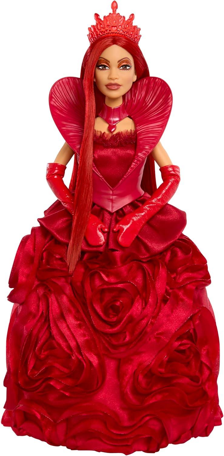 imageMattel Disney Descendants The Rise of Red Queen of Hearts Fashion Doll with MovieInspired Royal Gown ampamp Accessories Includes Display StandMulticolor