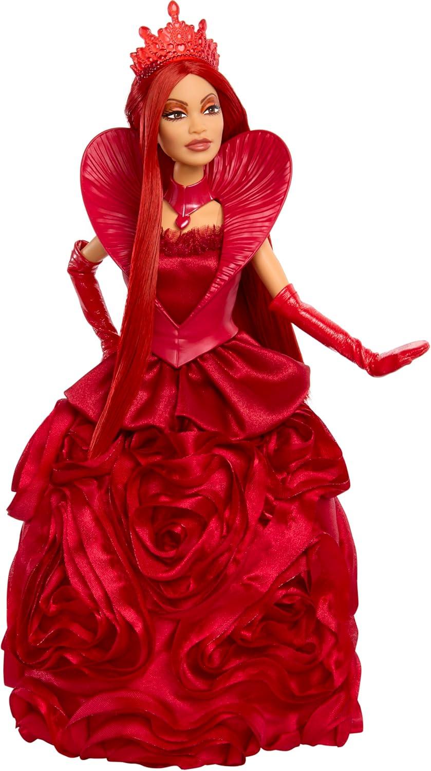 imageMattel Disney Descendants The Rise of Red Queen of Hearts Fashion Doll with MovieInspired Royal Gown ampamp Accessories Includes Display StandMulticolor