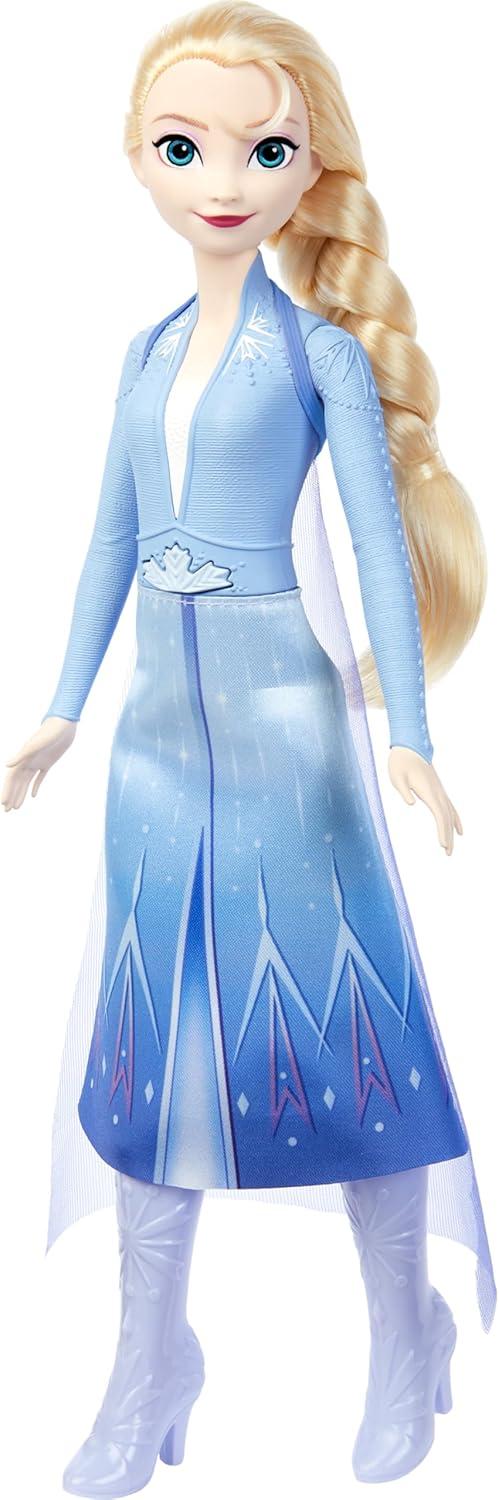 imageMattel Disney Frozen Toys Singing Elsa Doll in Signature Clothing Sings Let It Go from The Disney Movie FrozenAdventure Elsa