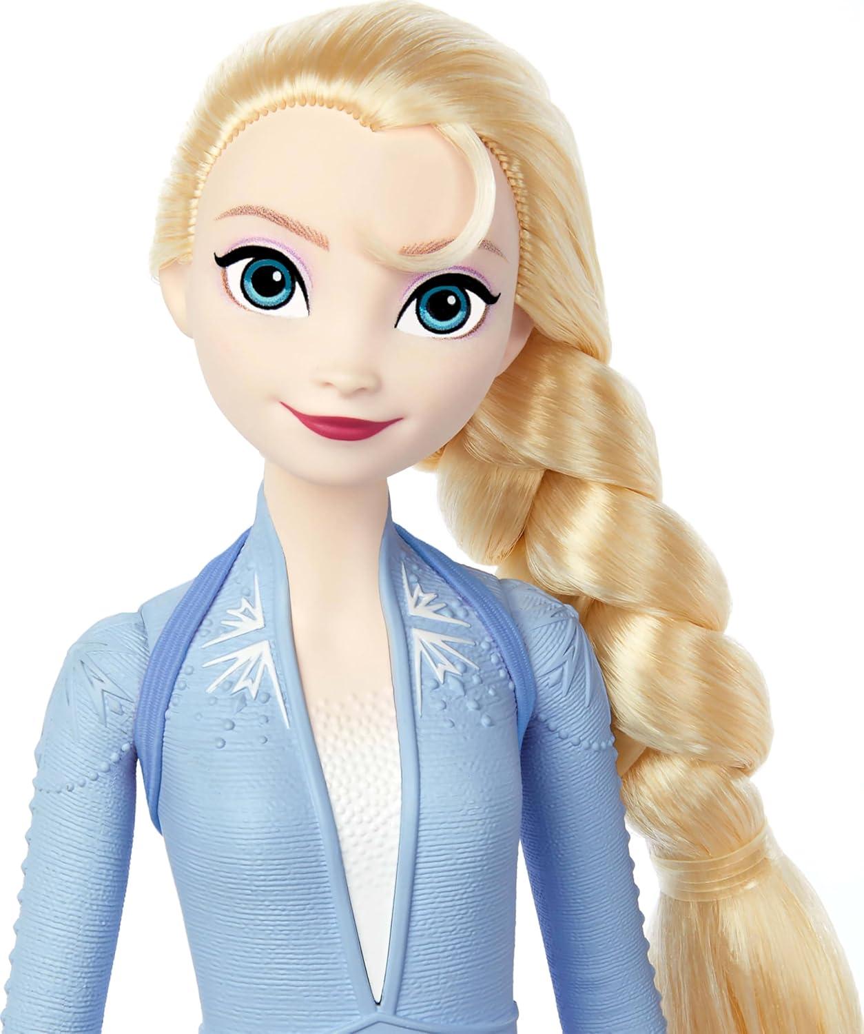 imageMattel Disney Frozen Toys Singing Elsa Doll in Signature Clothing Sings Let It Go from The Disney Movie FrozenAdventure Elsa