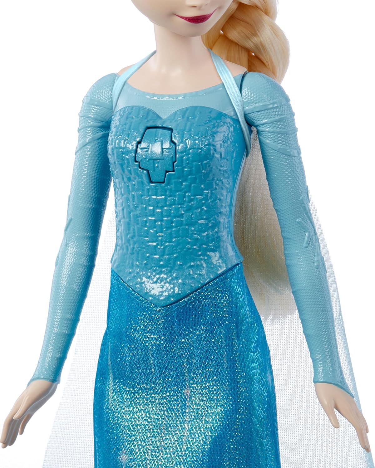 imageMattel Disney Frozen Toys Singing Elsa Doll in Signature Clothing Sings Let It Go from The Disney Movie FrozenSignature Elsa