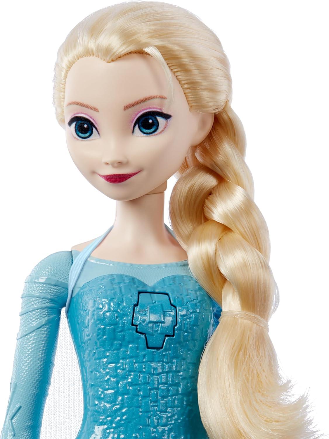 imageMattel Disney Frozen Toys Singing Elsa Doll in Signature Clothing Sings Let It Go from The Disney Movie FrozenSignature Elsa