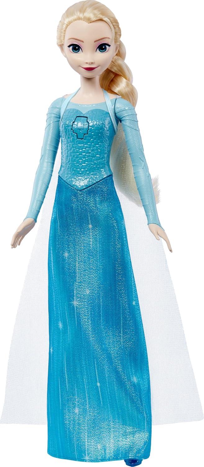 imageMattel Disney Frozen Toys Singing Elsa Doll in Signature Clothing Sings Let It Go from The Disney Movie FrozenSignature Elsa