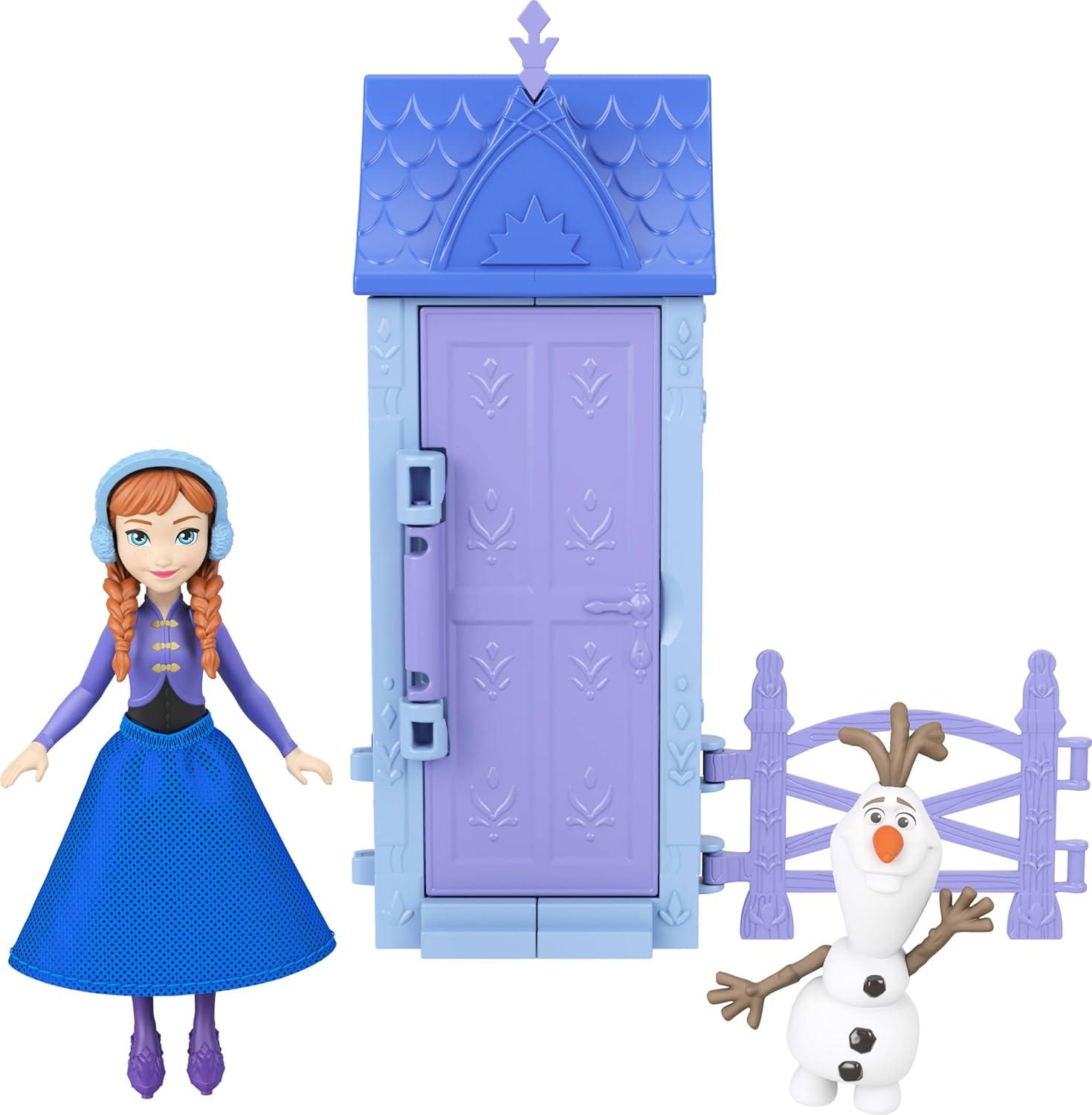 imageMattel Disney Frozen Toys Small Doll Arendelle Playset with 5 Surprises Including Doll Friend Figure ampamp 34 Village Accessories Styles May Vary