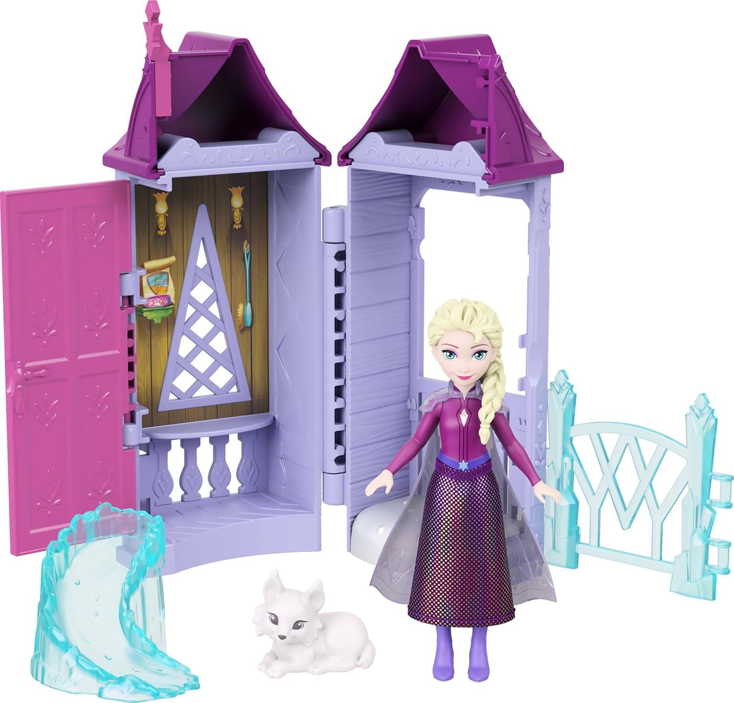 imageMattel Disney Frozen Toys Small Doll Arendelle Playset with 5 Surprises Including Doll Friend Figure ampamp 34 Village Accessories Styles May Vary