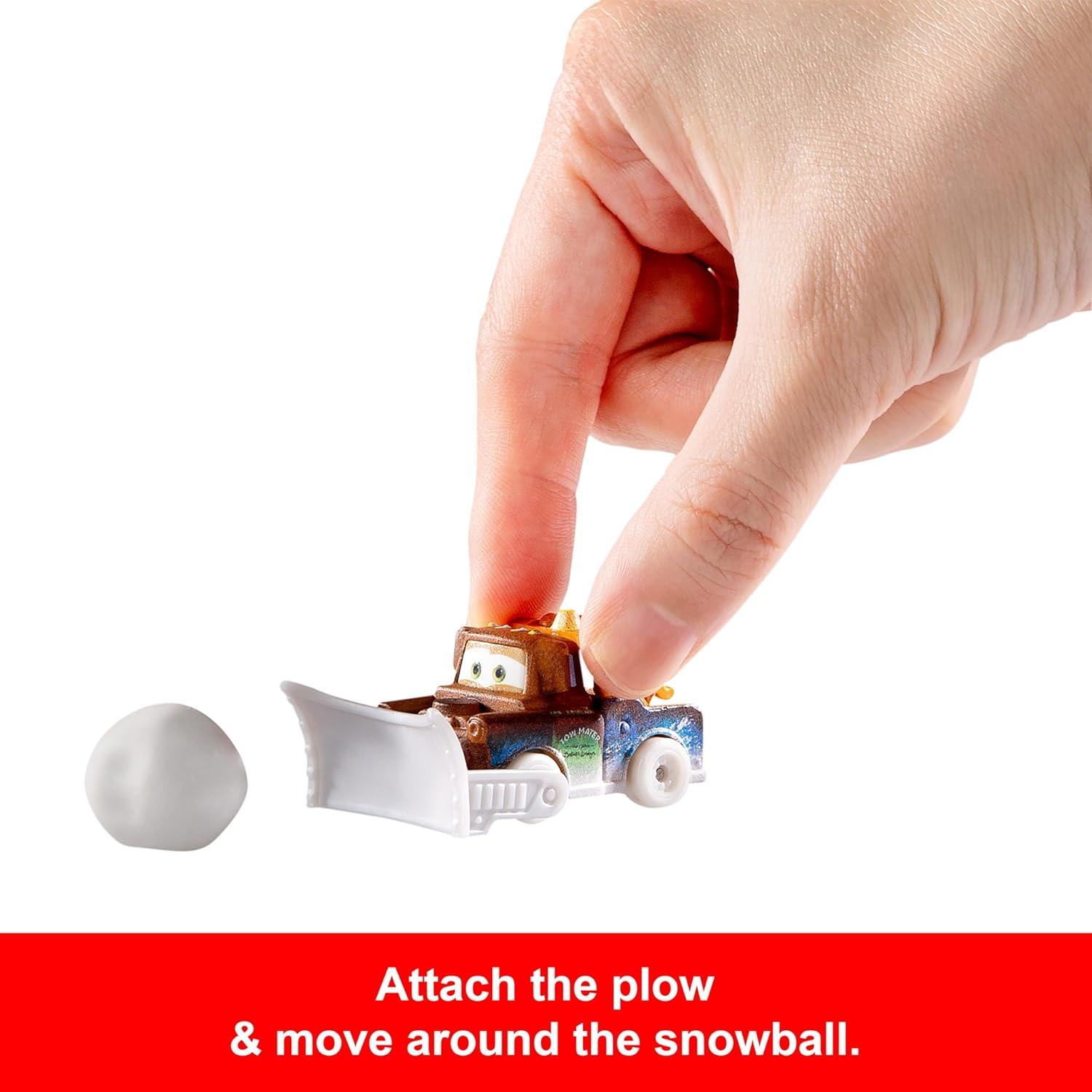 imageMattel Disney and Pixar Cars Minis 2024 Advent Calendar with 24 Pieces Surprises Include 4 Toy Mini Cars Stackable Track ampamp Storytelling Accessories