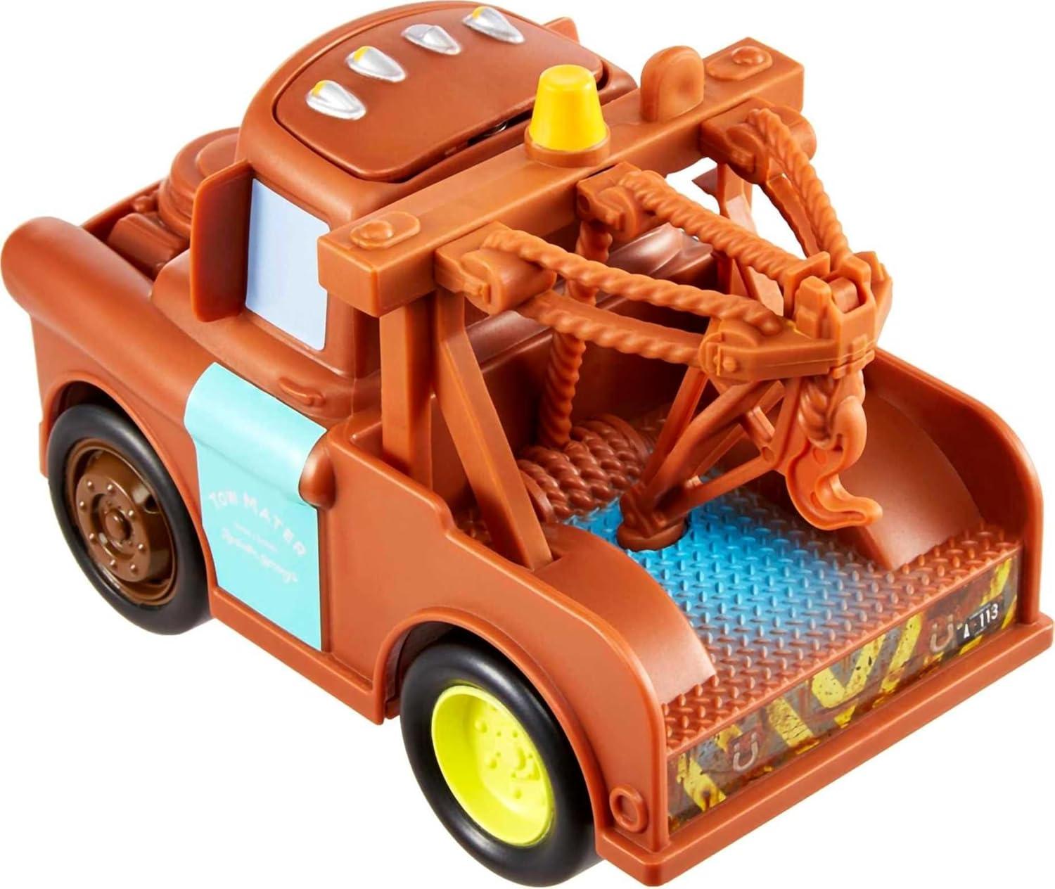 imageMattel Disney and Pixar Cars Track Talkers Mater Vehicle 55in Talking Movie Toy with Sound Effects Collectible Character Car Gift for Kids ampamp Collectors Ages 3 Years Old ampamp Up