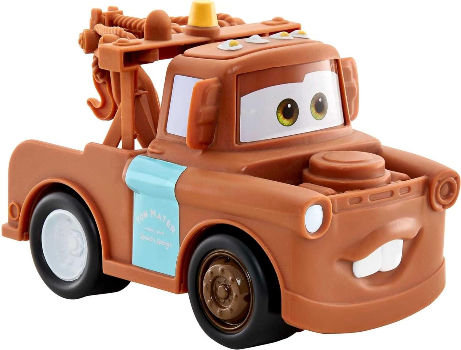 imageMattel Disney and Pixar Cars Track Talkers Mater Vehicle 55in Talking Movie Toy with Sound Effects Collectible Character Car Gift for Kids ampamp Collectors Ages 3 Years Old ampamp Up